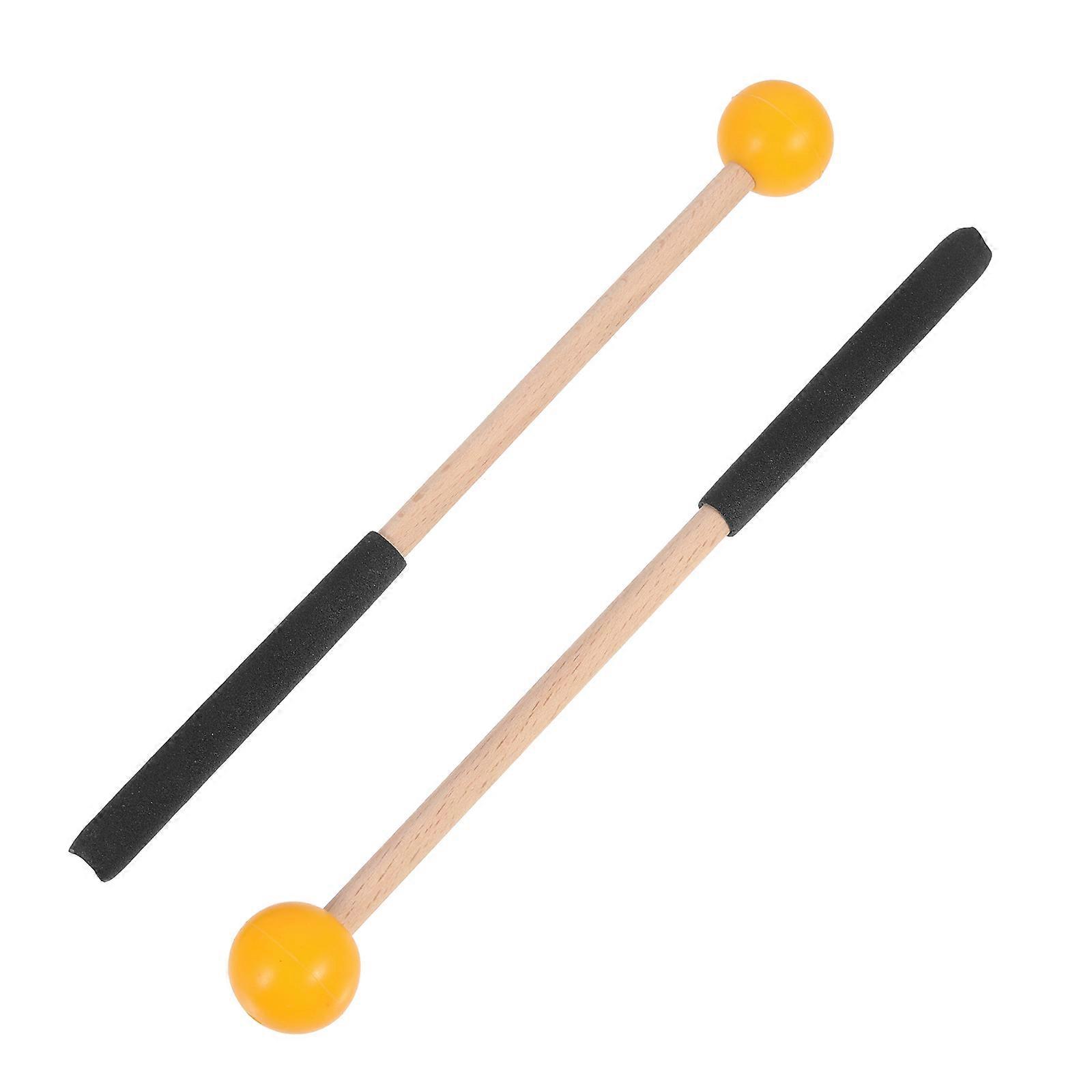 Percussion Instrument Mallets Wooden Marimba Hammers for Playing 2Pairs