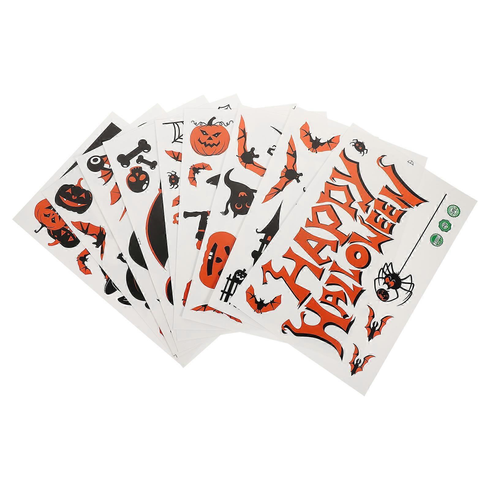 Halloween Window Decal Decorations for Party 45 Sheets of Static Window Stickers