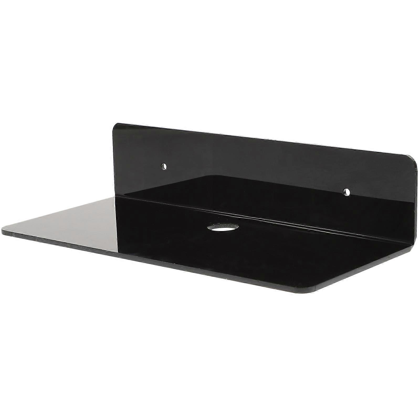 Drill-Free Storage Rack for Storage Use 1Pcs Black Acrylic Holder