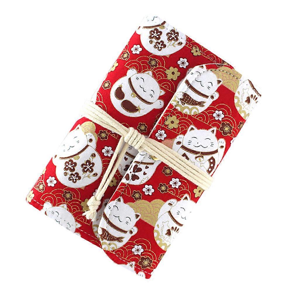 Red Scrapbook with Tied Rope for Writing 3Pcs Portable Student Notepad