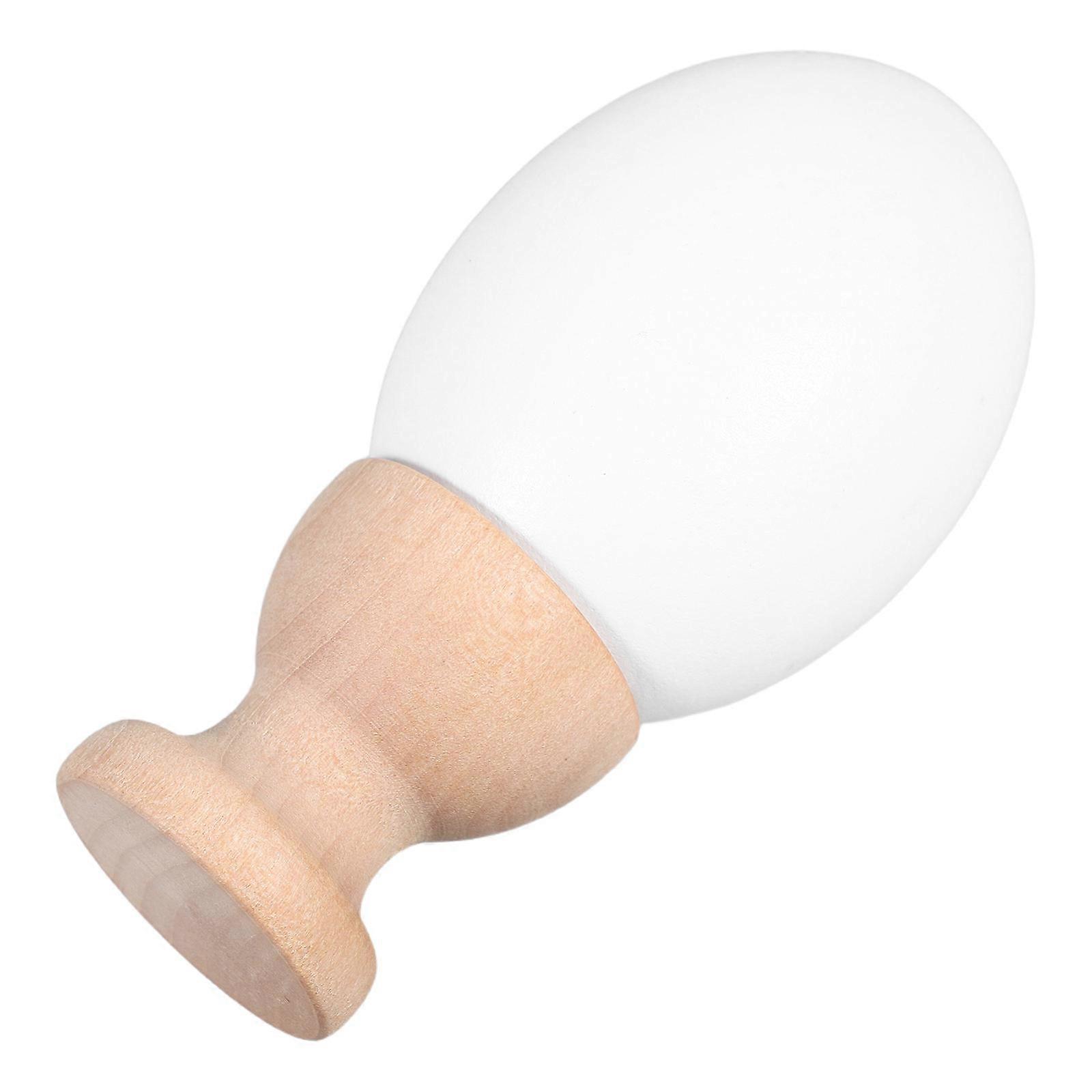 Wooden Base for Clay Doll Hair Making with Egg Shape for Easy Styling 3Sets