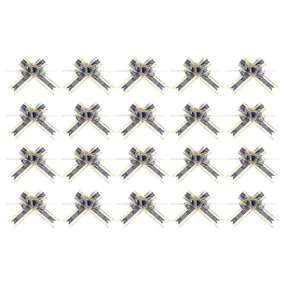 Present Box Ornaments Gift Pull Bows for Valentine's Day with 60Pcs