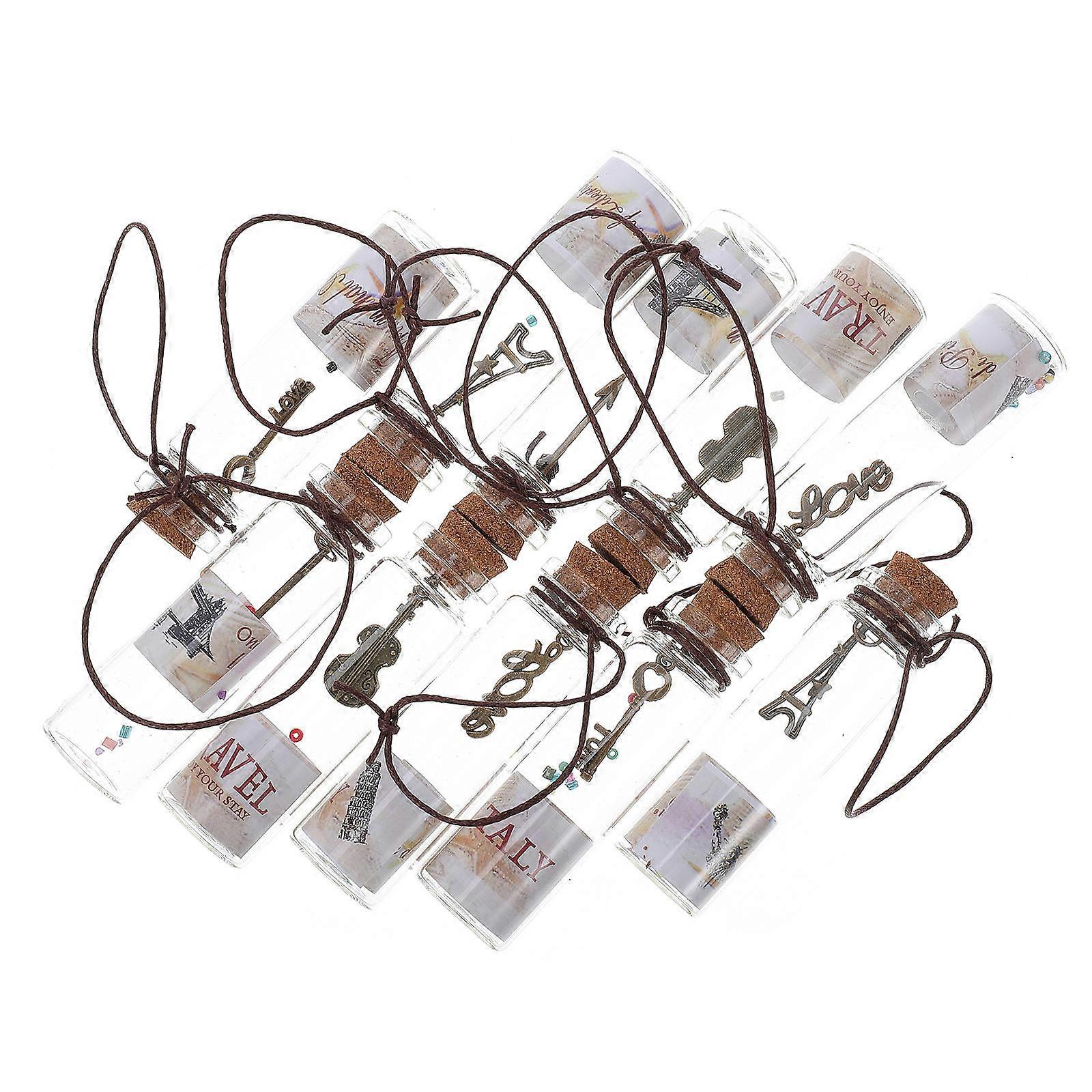 Glass Jar Wishing Bottles for Decor with Cork 20Pcs Set