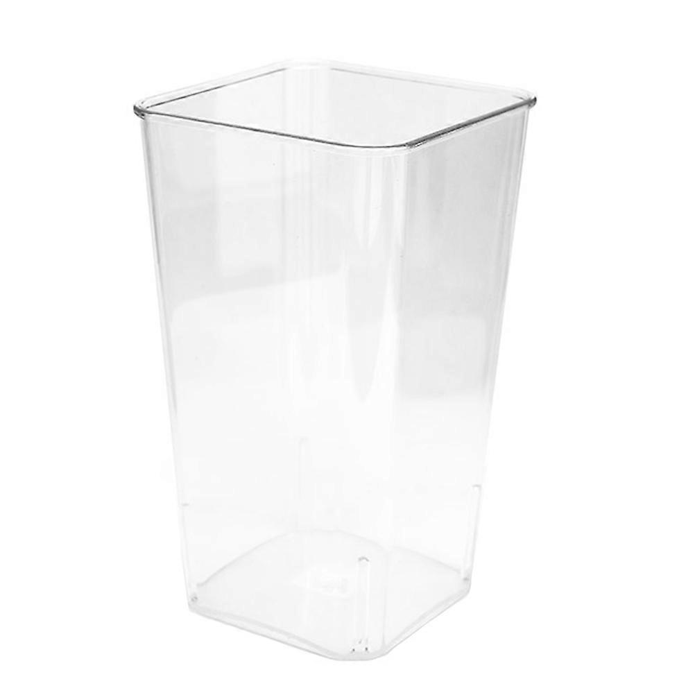 Transparent Acrylic Vase for Home Use 2Pcs Square Decorative Flower Container