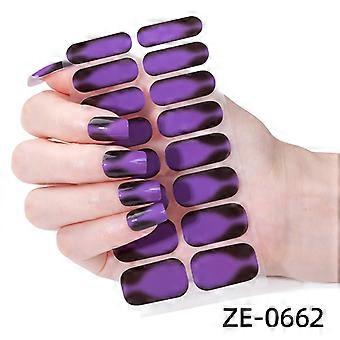 Neue Weihnachten 16 finger zwiebel pulver heißer gold nagellack film nagel aufkleber 3D nagel aufkleber volle aufkleber ZE-0662 bare chip + nagel datei
