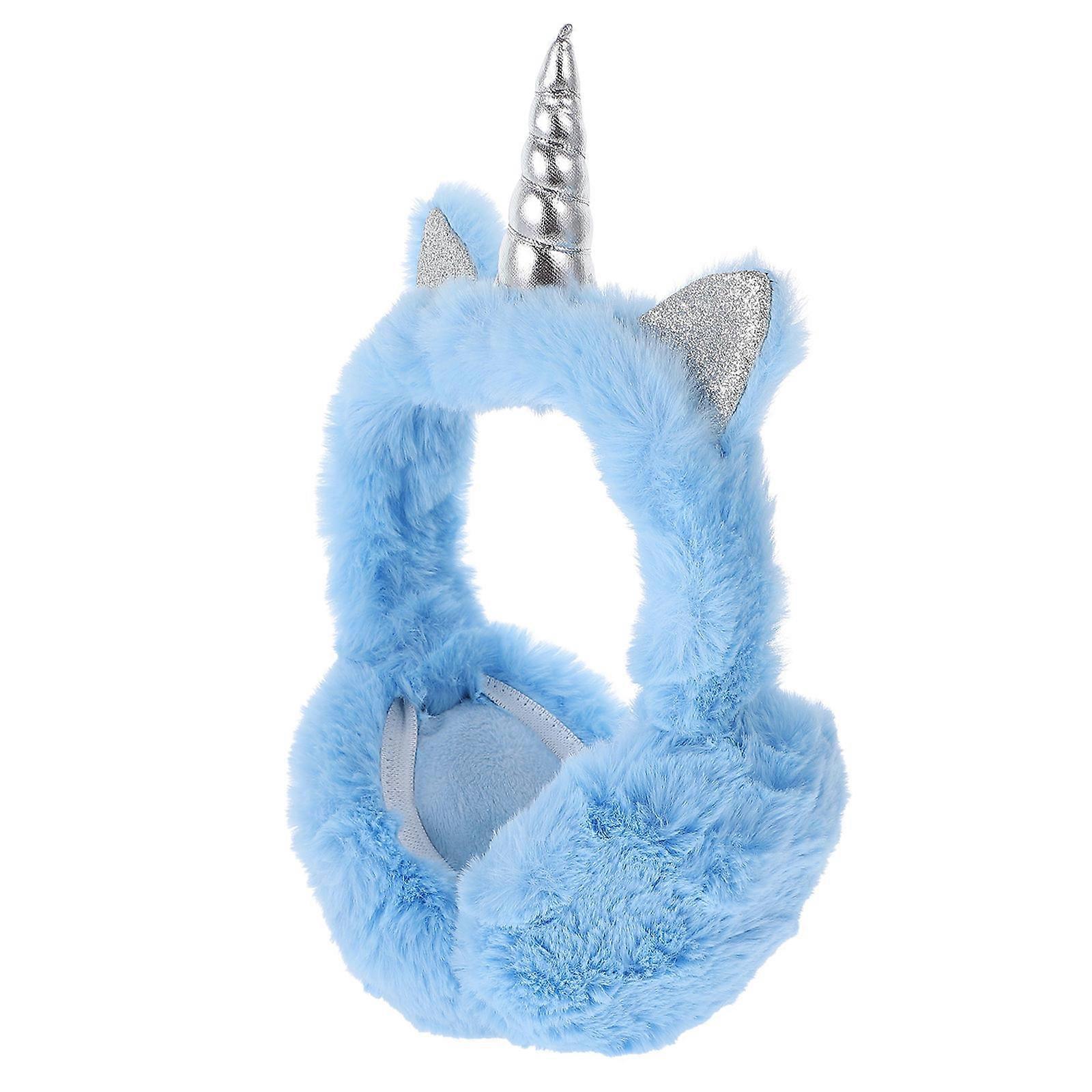Winter Unicorn Ear Warmers Plush Earmuffs for Comfortable Use