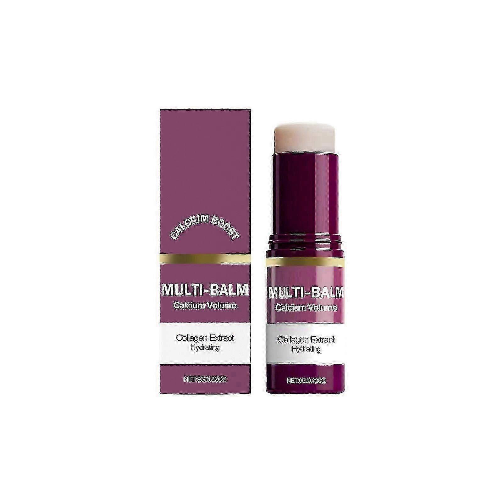 Calcium Multi Balm, Calcium Volume Multi Balm, Wrinkle Core Stick, Collagen Moisturing Stick, Anti-aging, Hydrating, For Lip Balm Eye Cream Neck