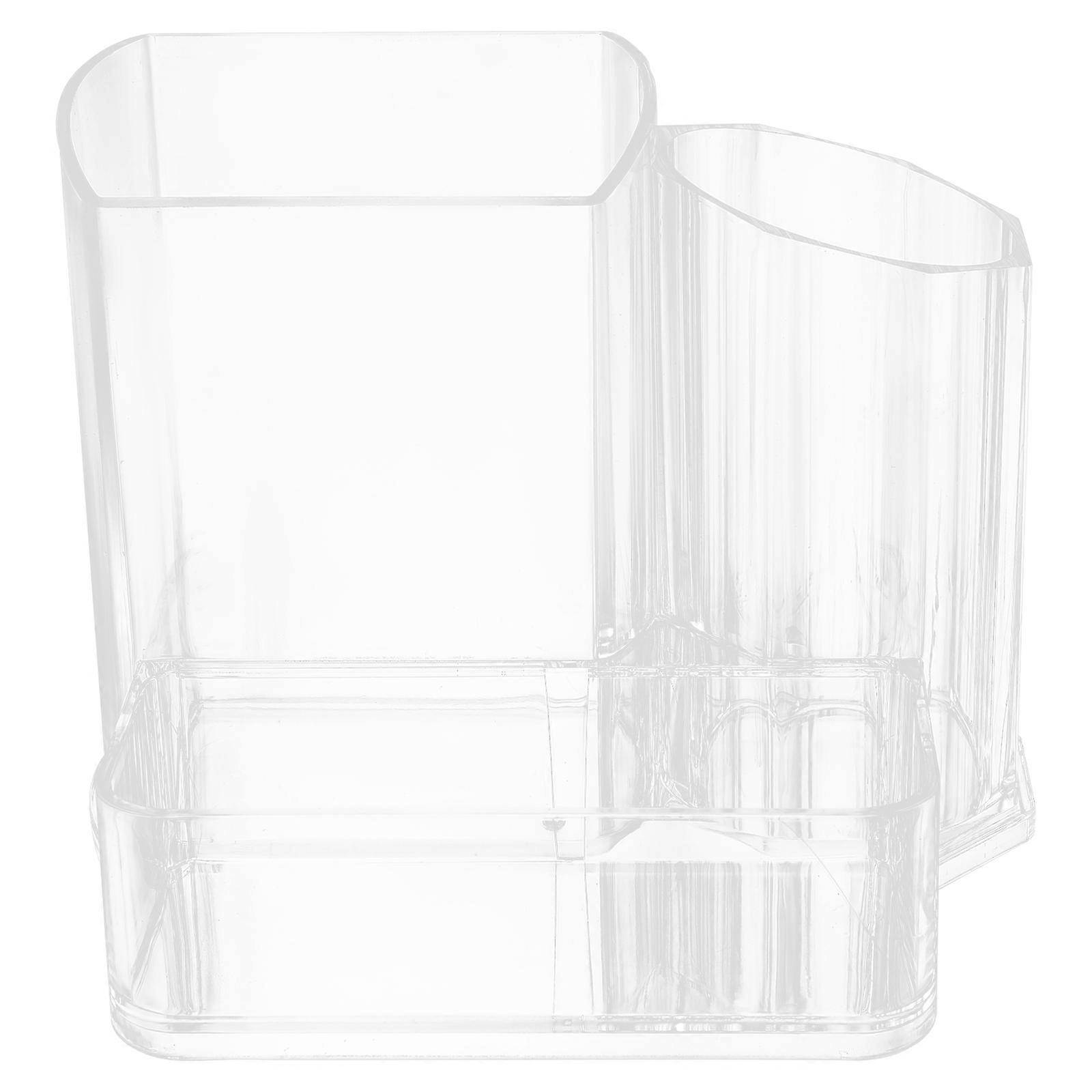 3Pcs Transparent Acrylic Storage Box for Storage Use Nail Tool Organizer