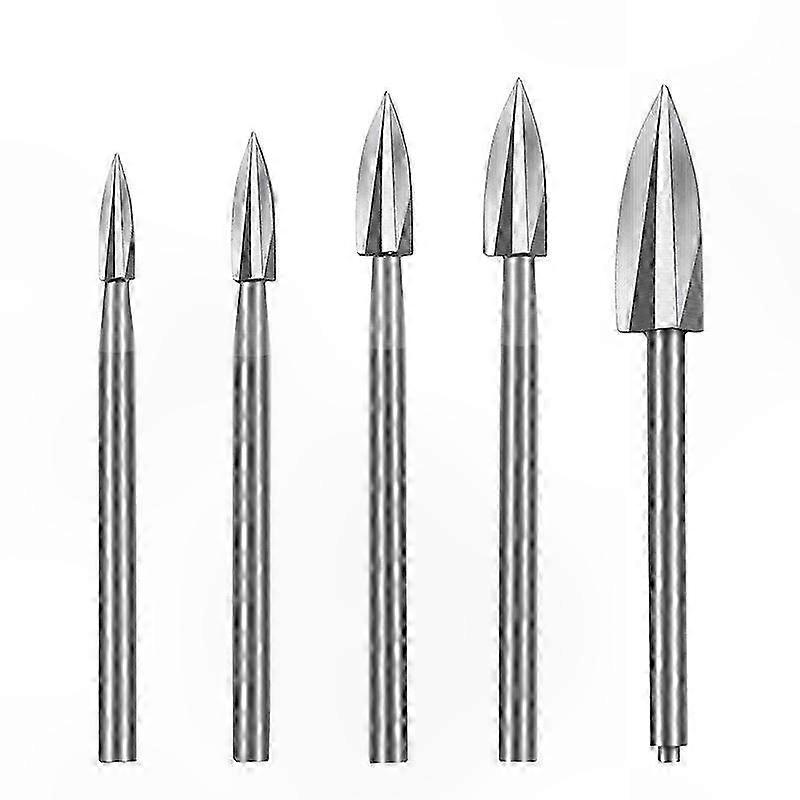 5PCS Wood Carving Bits for Dremel Rotary Tools