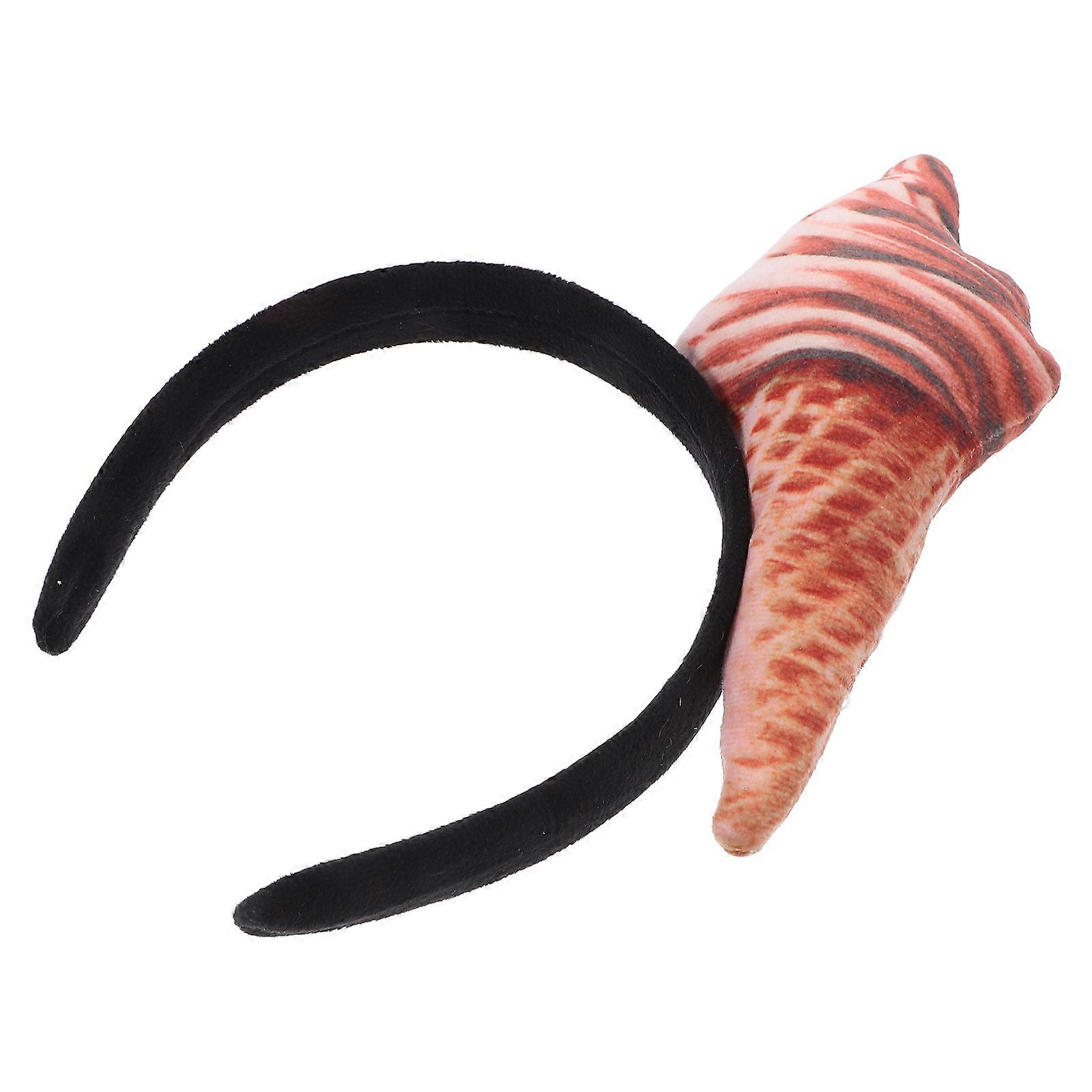 Cloth Ice Cream Cone Headband Used for Party Favor 3Pcs Set