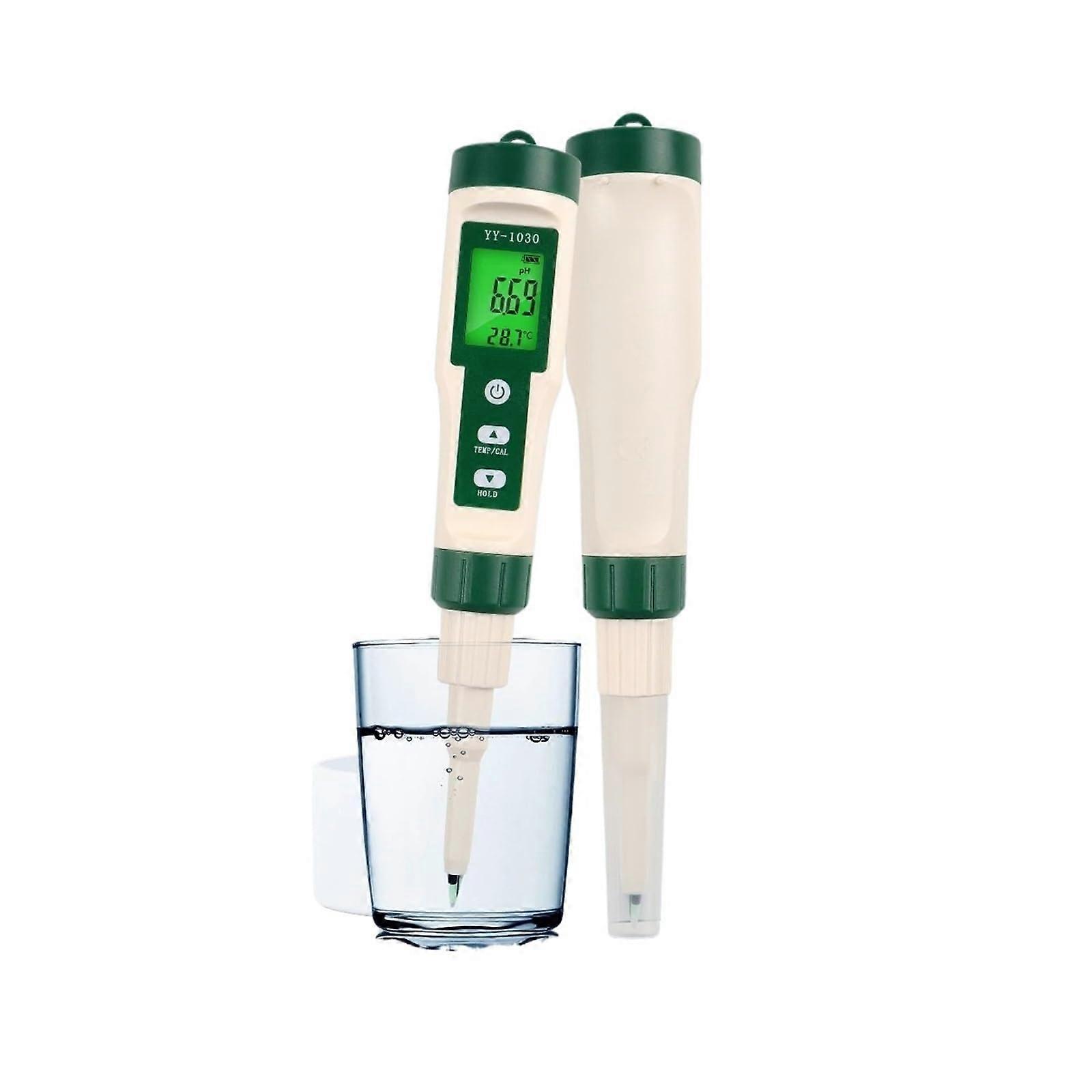 Food Dough PH Meter, LCD Backlight, Model YY1030, pH Tester And Temperature, For Soil, Cosmetics, Cheese