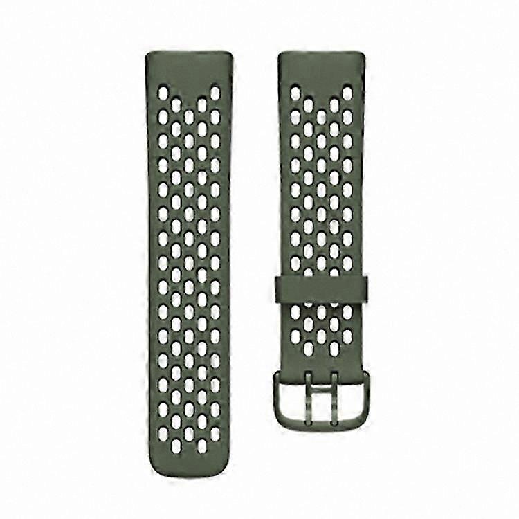 Fitbit Charge 5 Silicone Replacement Band with Hole Design