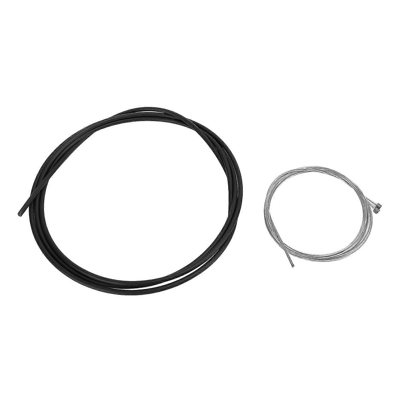 MEROCA Bike Brake and Shift Cable Set - Tear Resistant Bicycle Cable Set compatible with Variable Speed, Black