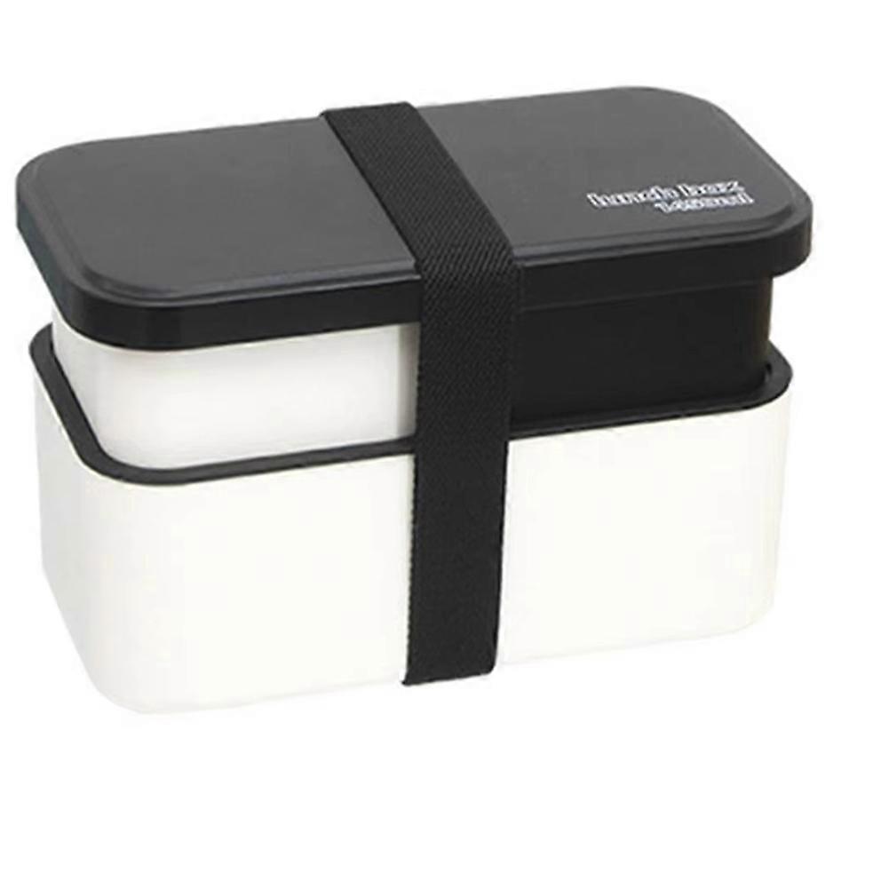 Lunch Box for Adults 1450ml Dishwasher Safe Bowl 2-TierFood Container with Removable Utensil Set and Sealing for Work C