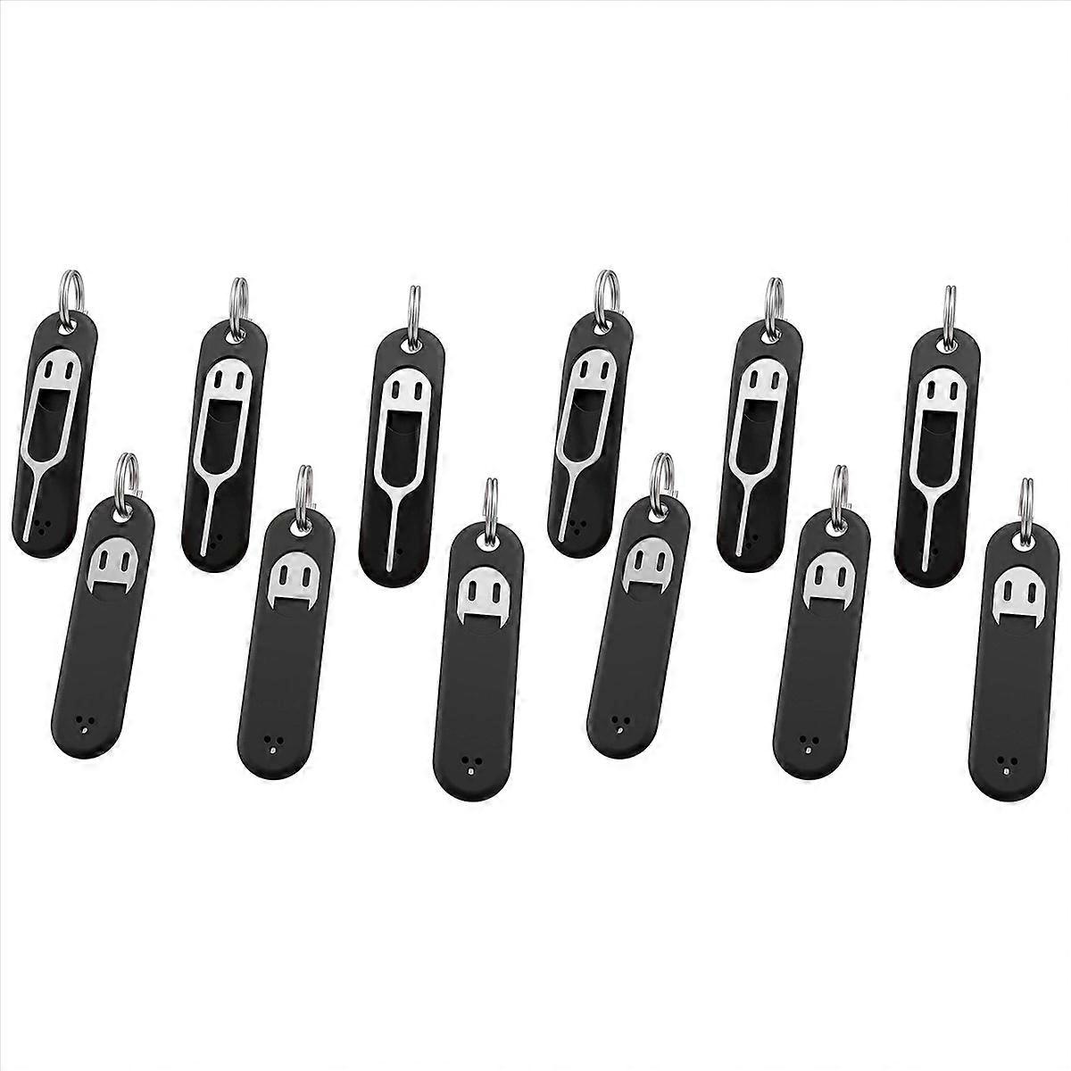 6Pcs SIM Card Removal Tool-Sim Card Tray Pin Removal Tool,Black