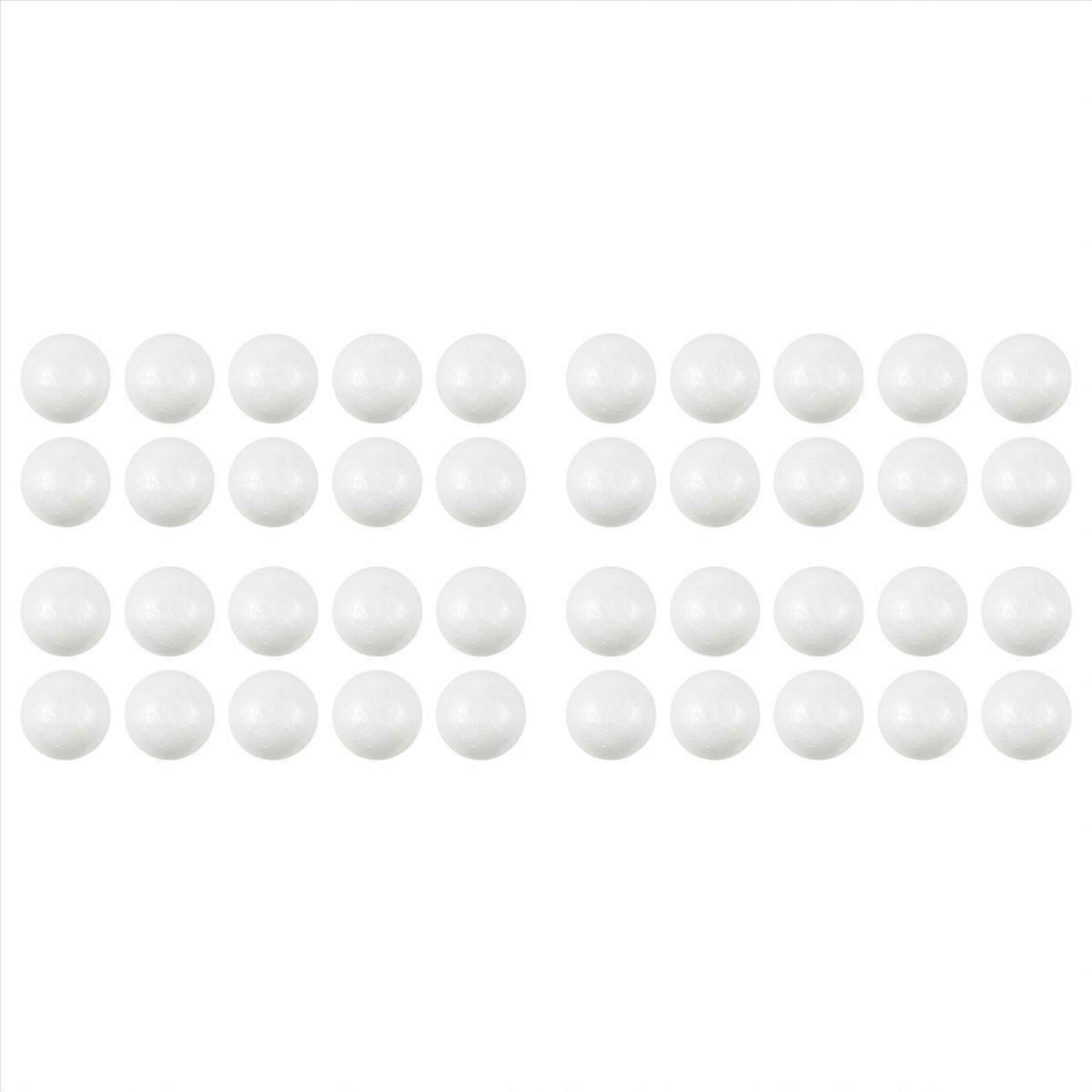 10x Decoration Modelling Craft Polystyrene Foam Ball Sphere 6cm-White