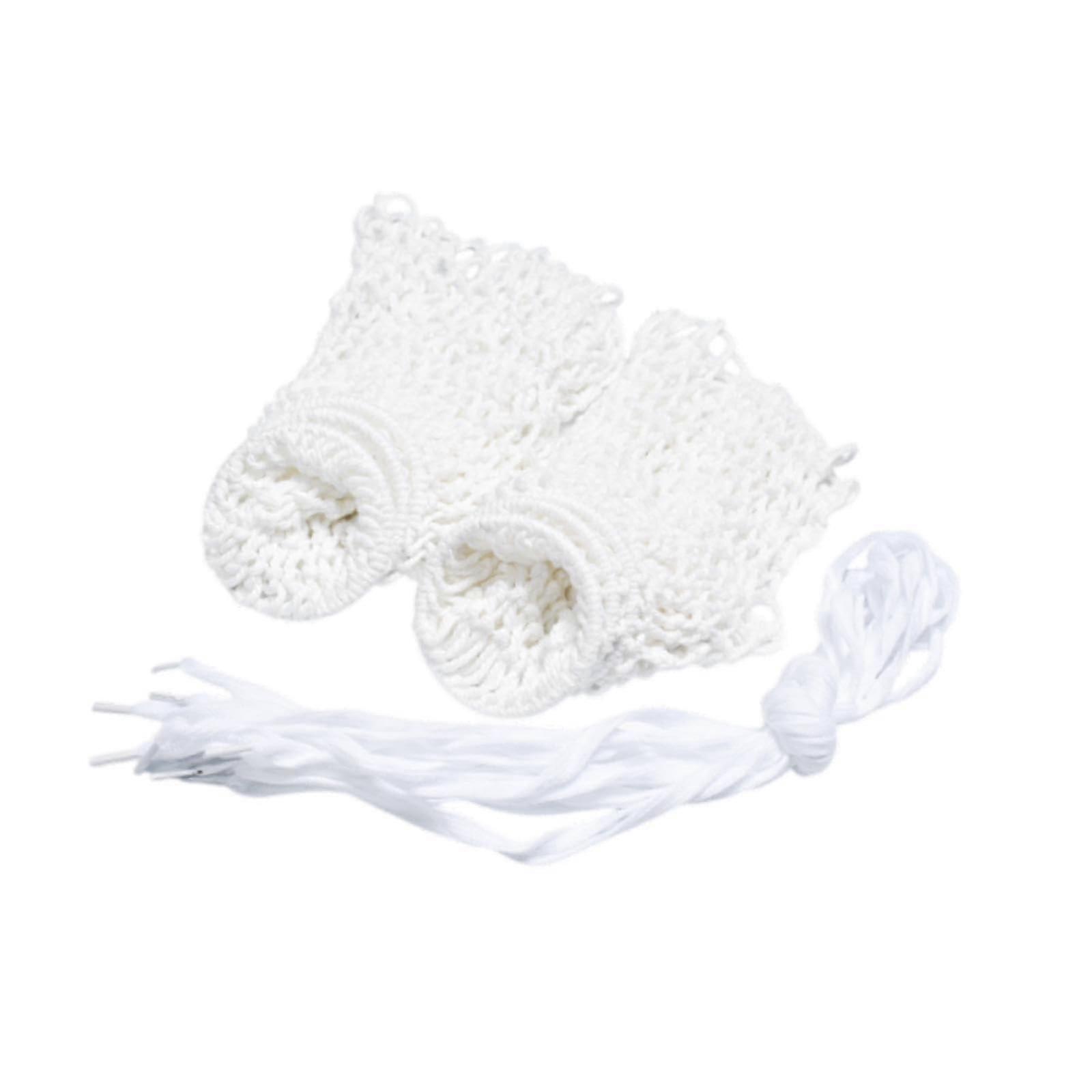 6-Piece Cotton Drop Bag Nets for Pool Tables, 6x6 Inch Pockets Durable for Snooker Games in UK Pubs and Homes