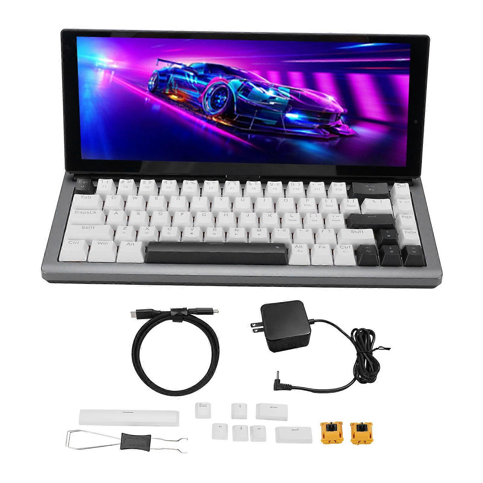 Mechanical Keyboard with 12.3 Inch Touchscreen RGB Backlight USB Wired for Gaming