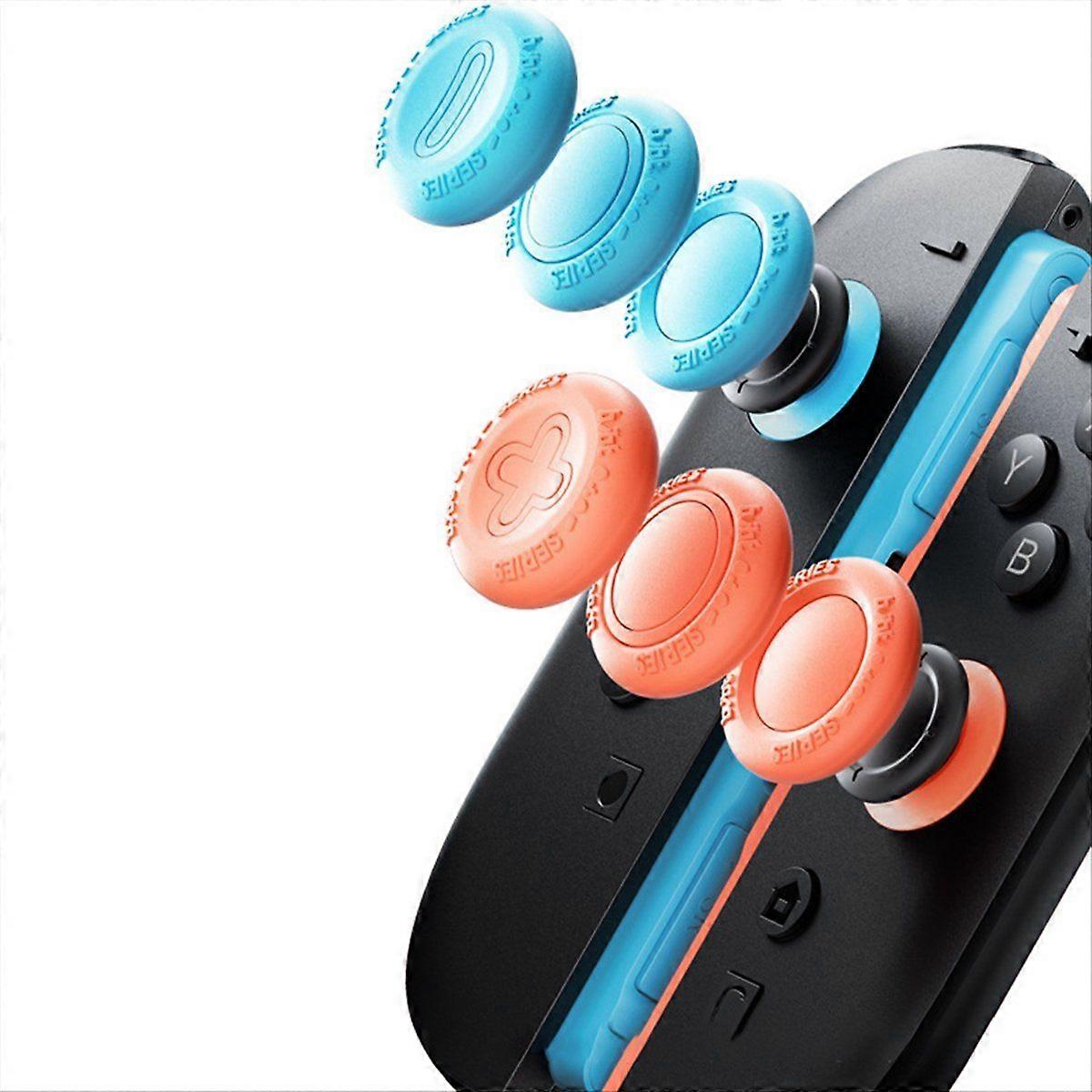 6Pcs Silicone Thumb Stick Grips Caps for Switch 2 , Button Cover for Switch 2 Protection Accessory