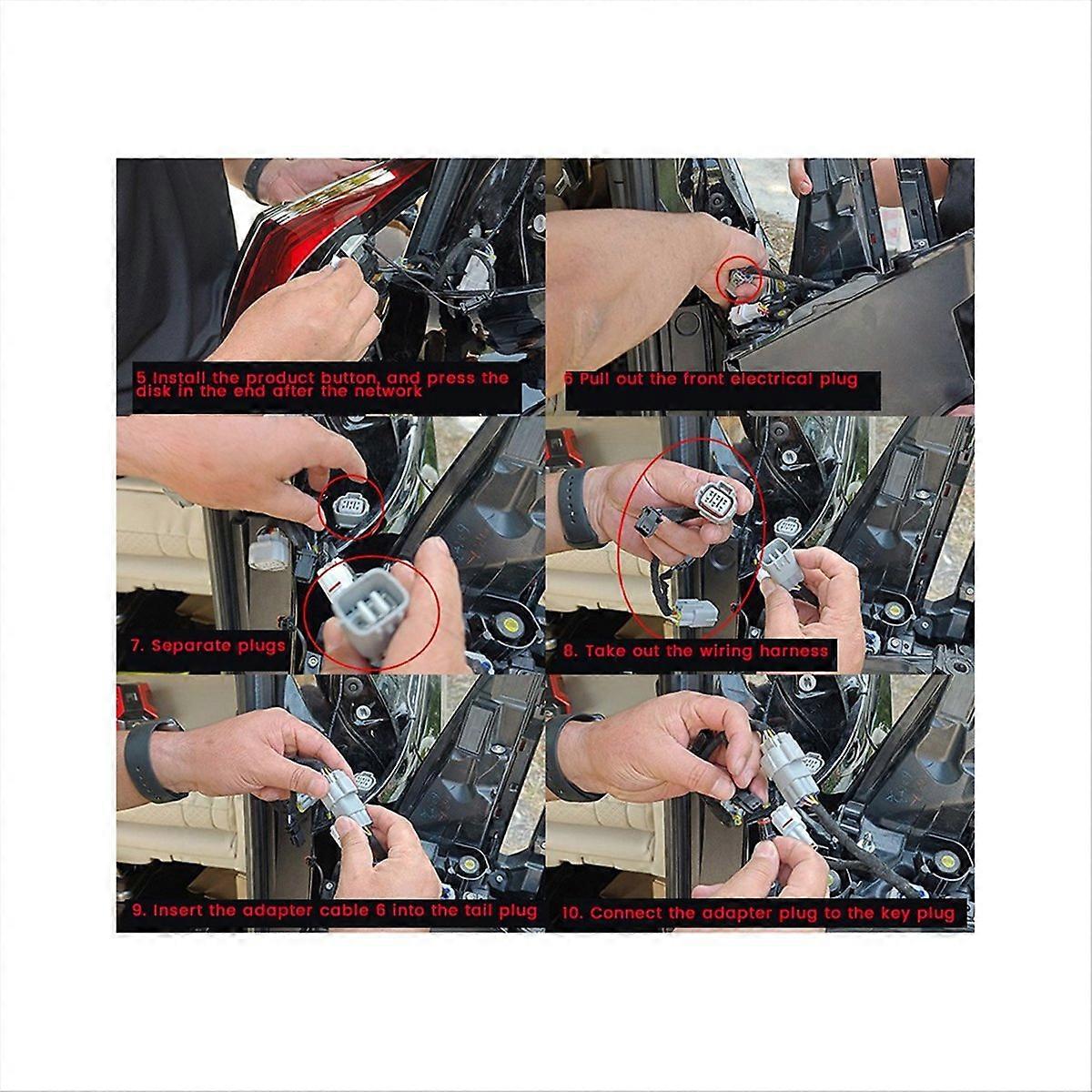 For with Light Button Trunk Switch Button Light Kit