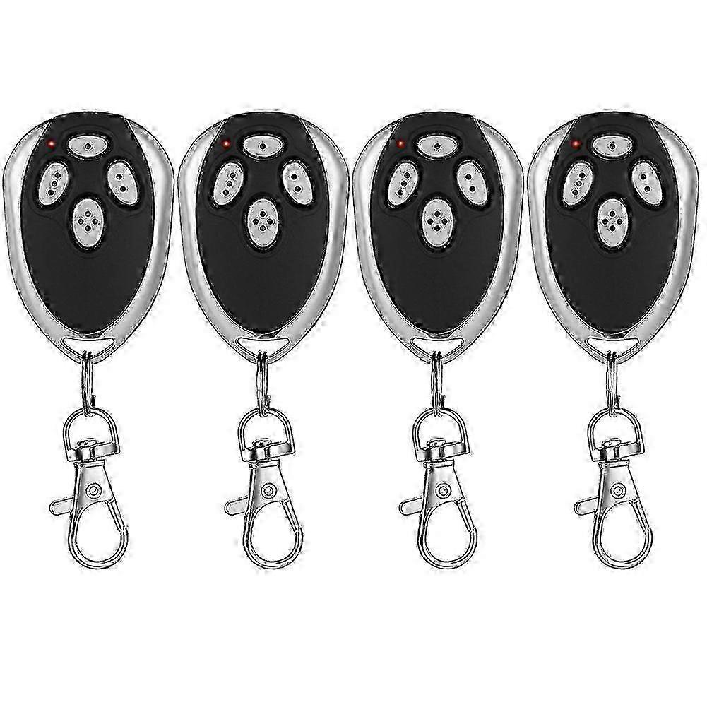 4 Pcs 4 Channels Gate Opener Remote Compatible for Aleko LM123 433.92mhz Garage Door Remote Control Transmitter 25-26