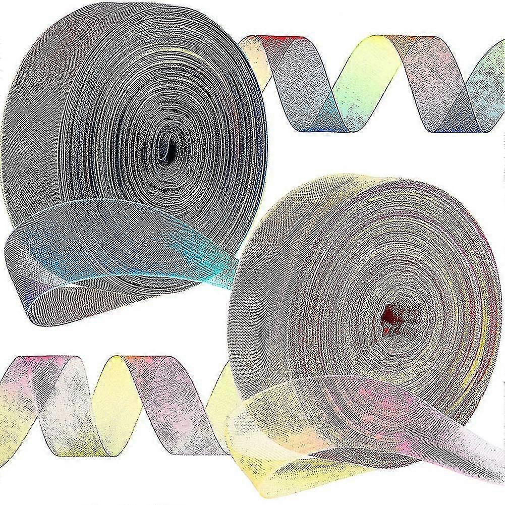 2 Rolls Of Ribbon 50 Yds Each 1 Inch Wide Packing Craft B