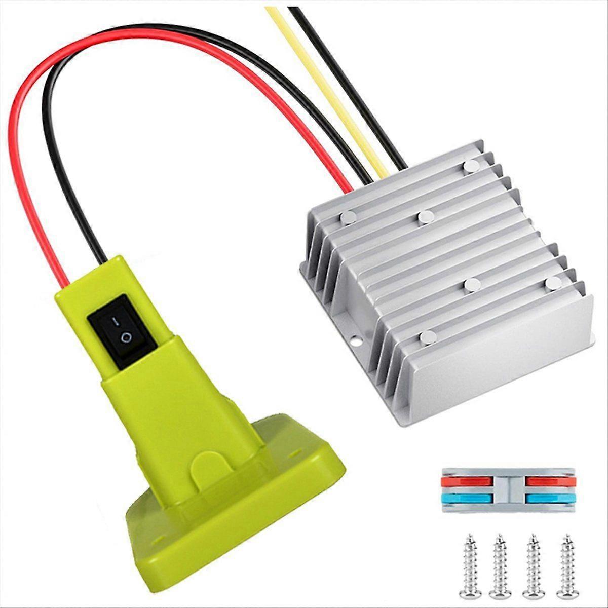 Converter Adapter for DC 18V to DC 12V 20A 240W DIY Adapter Automatic Buck Boost Voltage Regulator