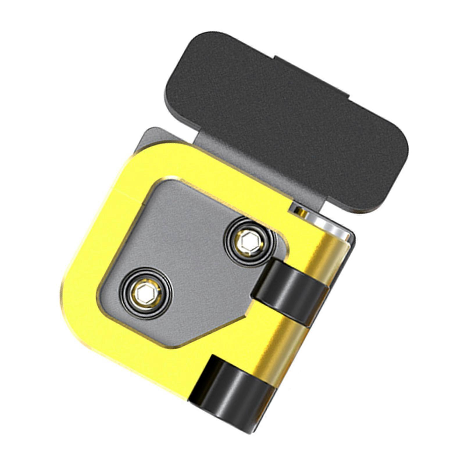 Collapsing Motorbike Storage Hook Powerful Mixture Substance Global Suitable Front Mounting Travel Rudiments Shipper  Yellow