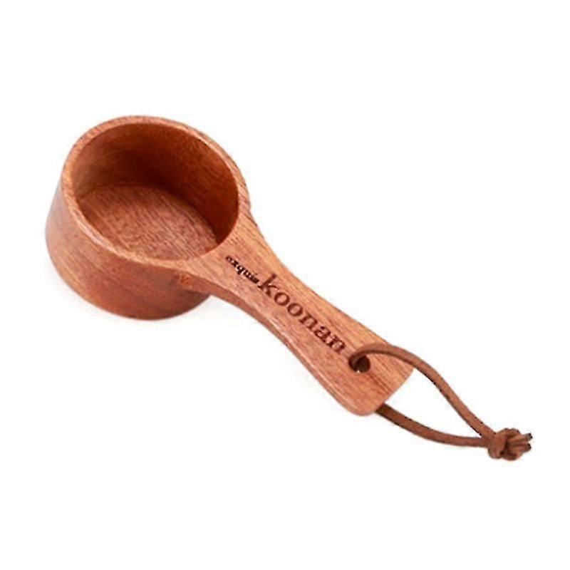 Trämåttsked Scoop Kaffebönor Bar Kök Hem Bakning Verktyg Mätkopp Verktyg För Kit