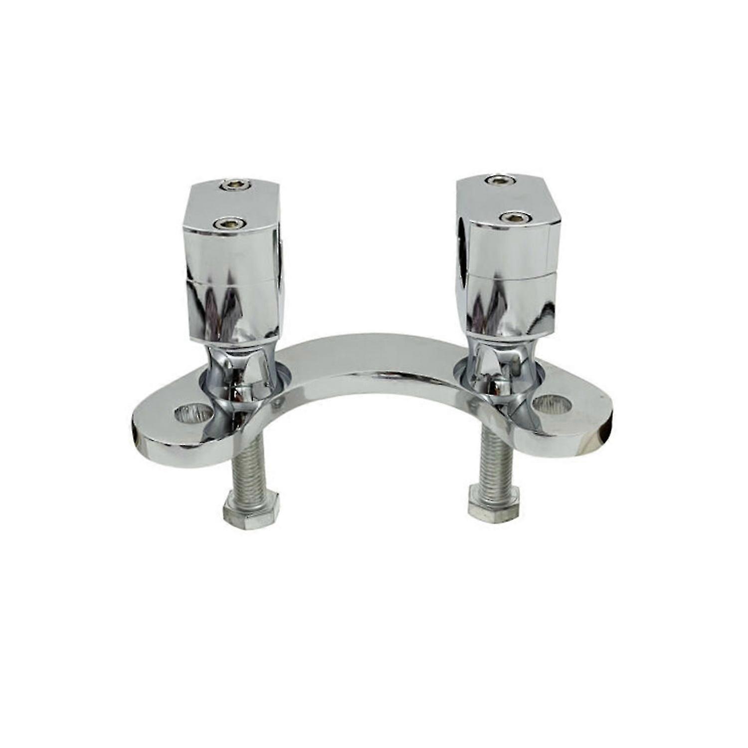 Springer Front End Handlebar Converter 4.75 to 3.5 &amp; 1 Handlebar Riser Clamp Fit Harley