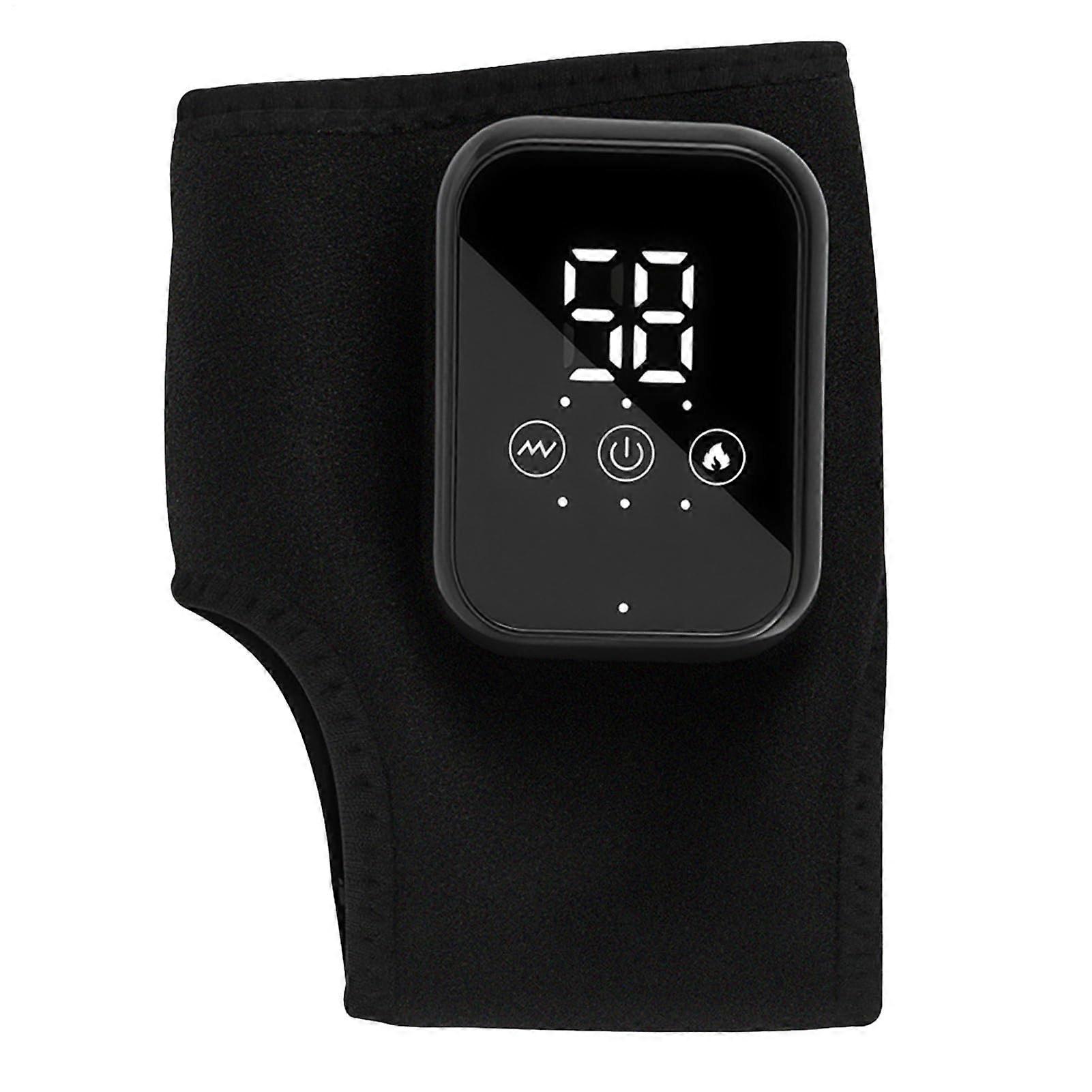 Cordless Heated Ankle Massager with 3 Modes & 5 Heat Levels for Pain Relief and Relaxation