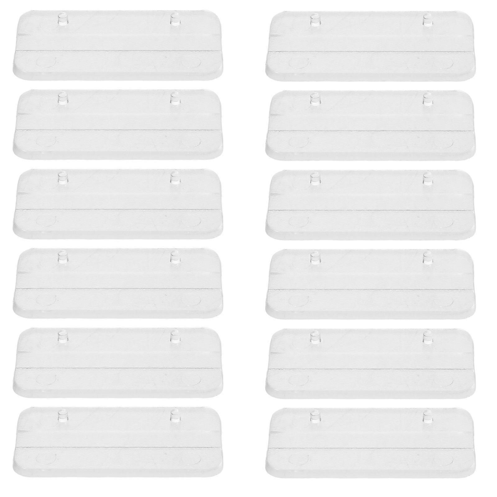 30pcs Square Plastic Model Bases: 6 Inch Action Figure Base Stand - Clear Plastic Display Stands For Articulated Figures Miniature Models