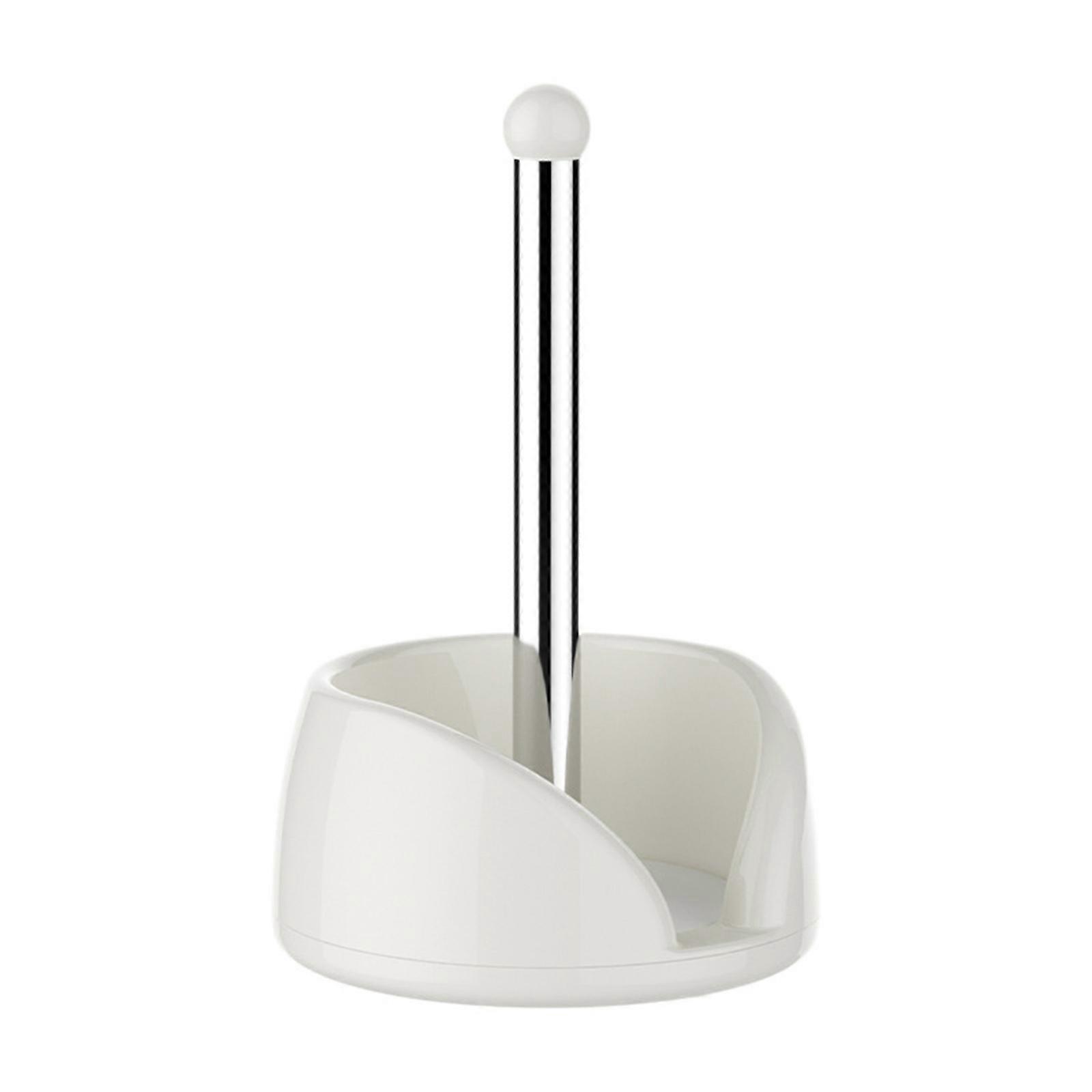 Space Saving Rotating Paper Towel Rack For Countertops Quick Access Design Multipurpose Shelf Kitchen Tissue Holder Multicolor