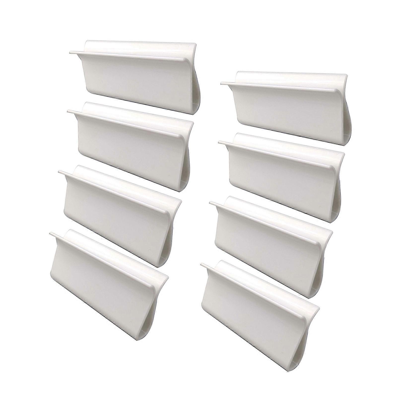 8 Unit Plastic Shade Handles Replacement Motion Quick  White