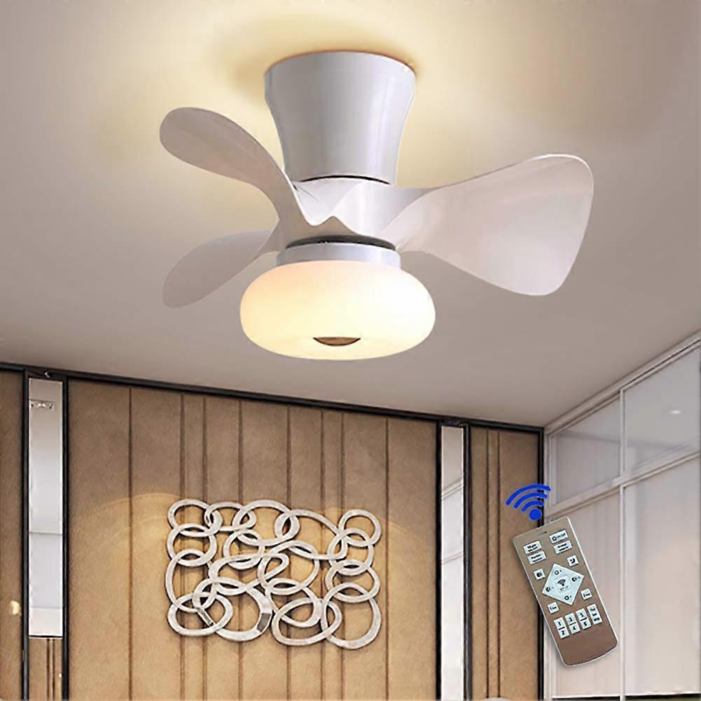 64W LED Ceiling Light with Fan, 3 Color Adjustable, Remote Control, Timing Function for Living Room and Bedroom