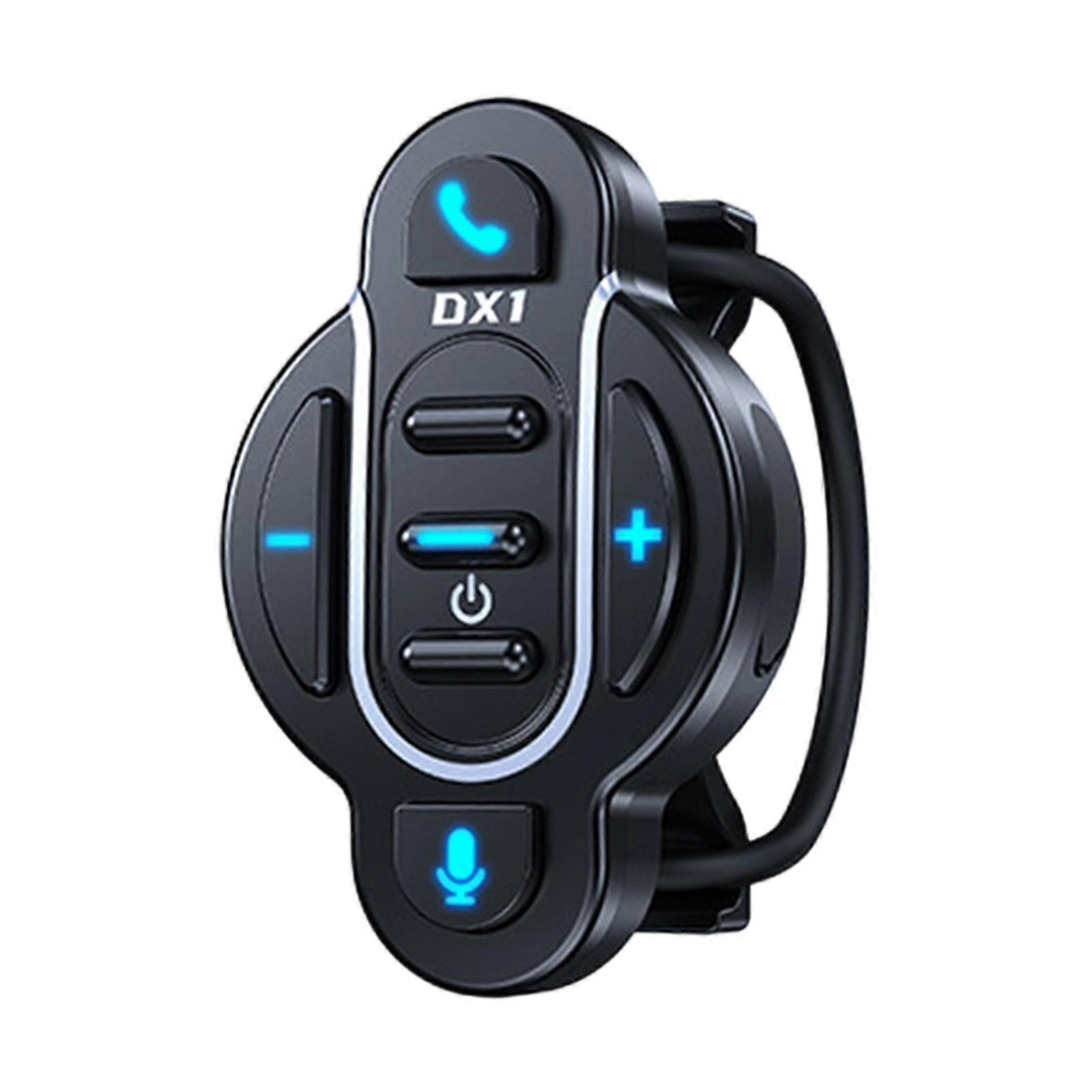 Motorcycle Bluetooth-compatible Controller Handlebars Mount Waterproof Technology Shock Resistance Universal Device Compatibility Multicolor