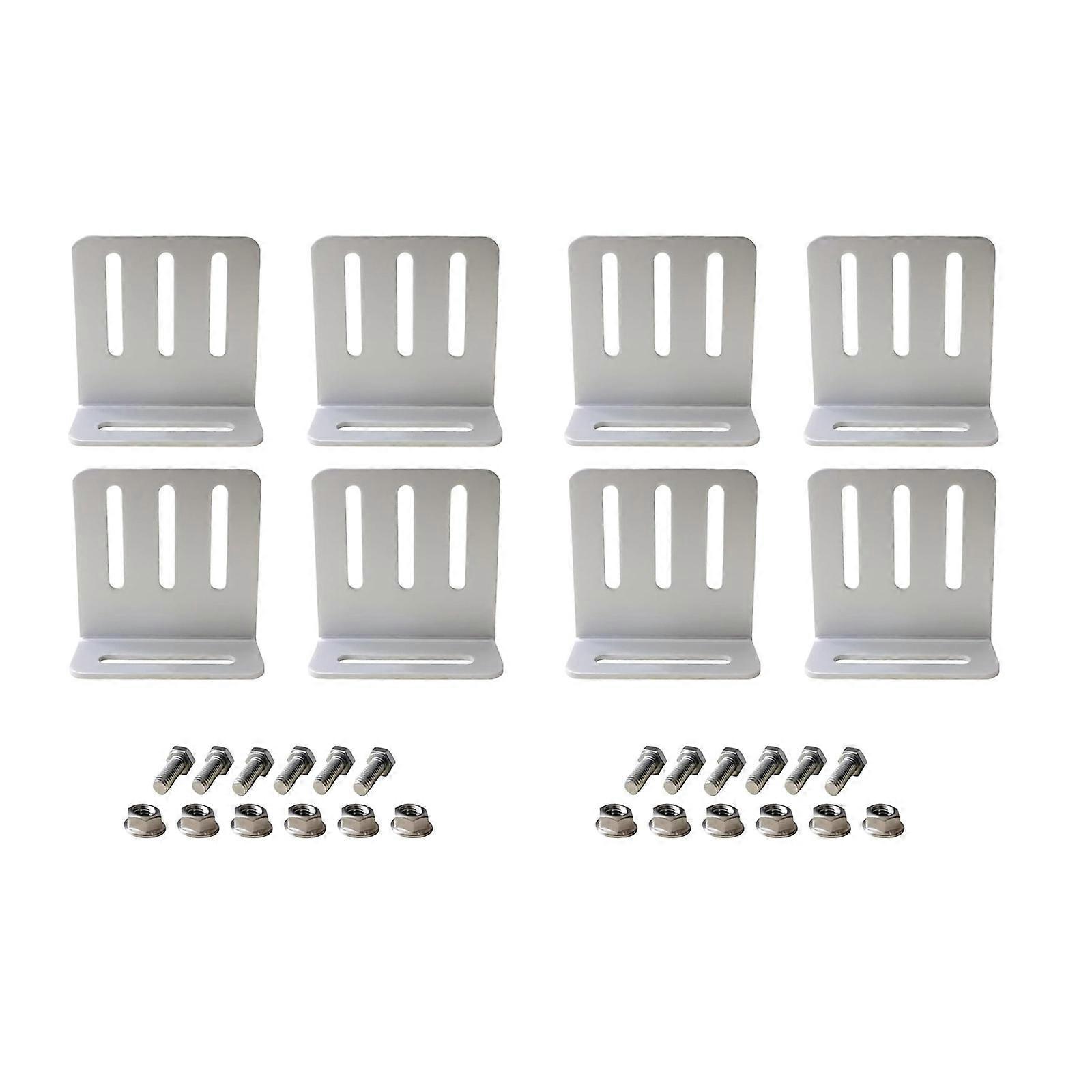 Quick Install Aluminum Photovoltaic Panel Mounting Parenthesis For  Vessel Modifiable Corner Oxidation Resistant Insulated Multicolor