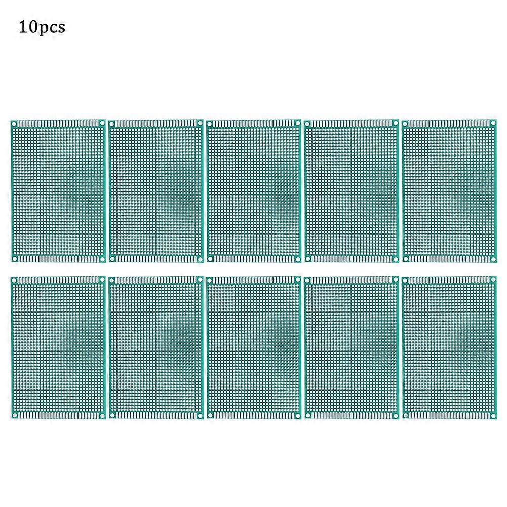 10pcs 8x12cm Double Side Prototype PCB Tinned Breadboard Circuit Board