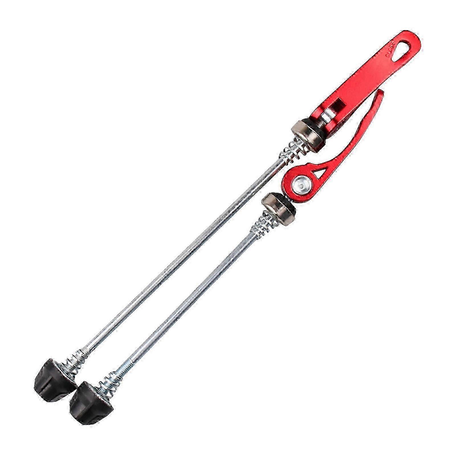 2pcs Mountain Bicycles Hubs Quickly Release Skewers Aluminum Alloys Skewers for Stability and Durability Red
