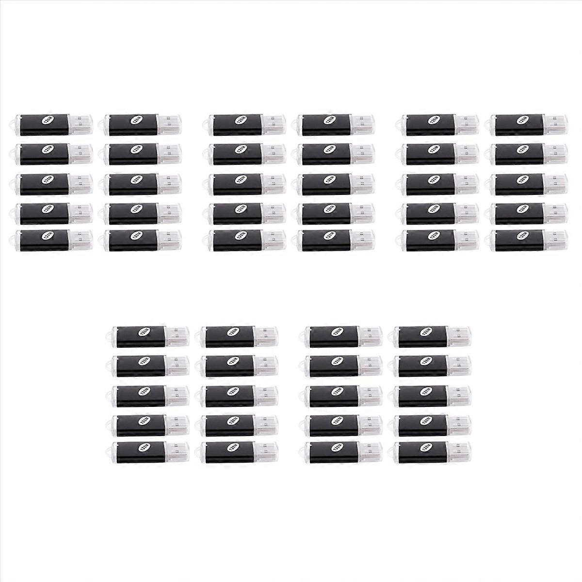 50 x USB Memory 2.0 Memory Stick Flash Drive 128MB Gift Black