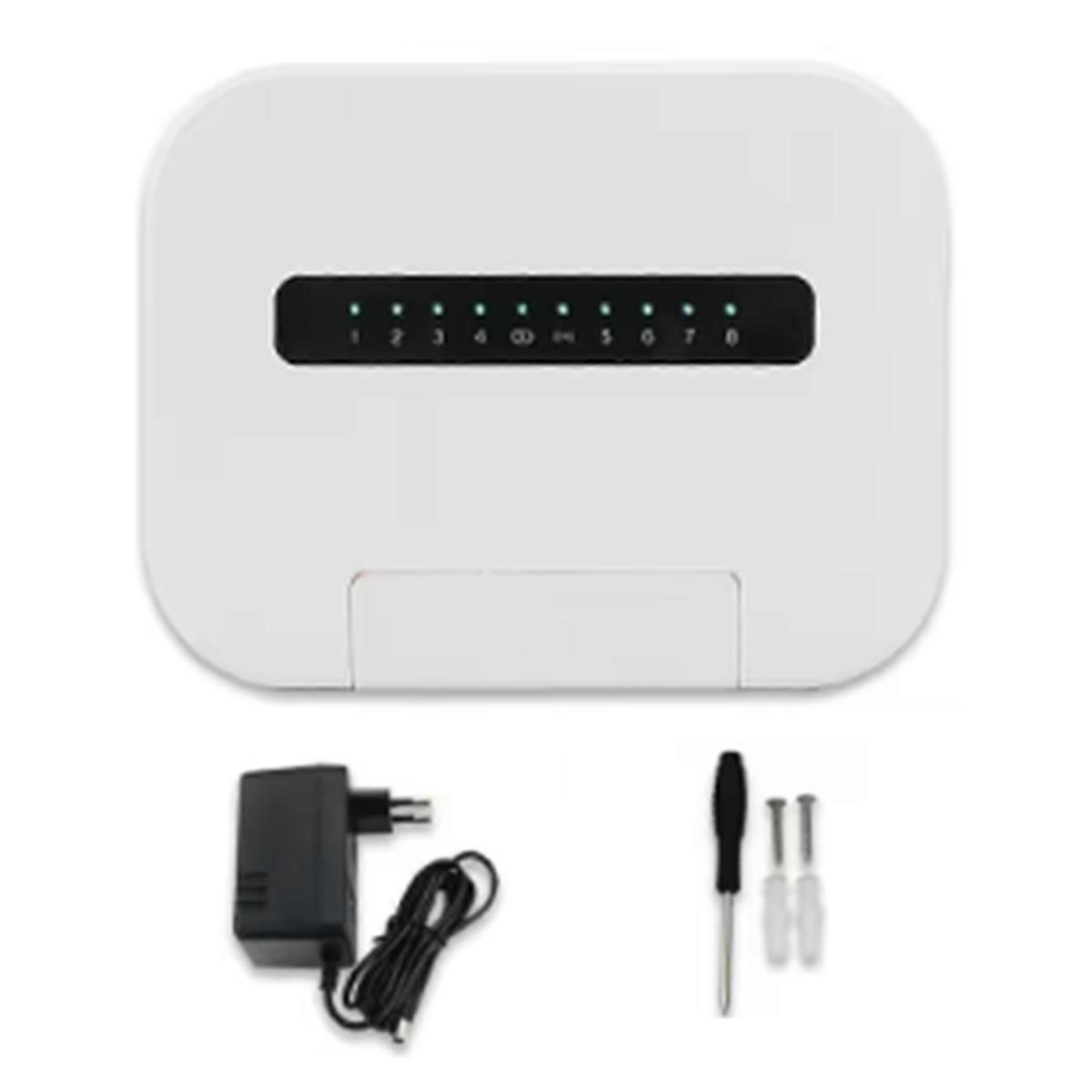 8 Station Tuya WiFi Indoor Smart Sprinkler Controller Irrigation System Remote Control By Phone for EU Plug A