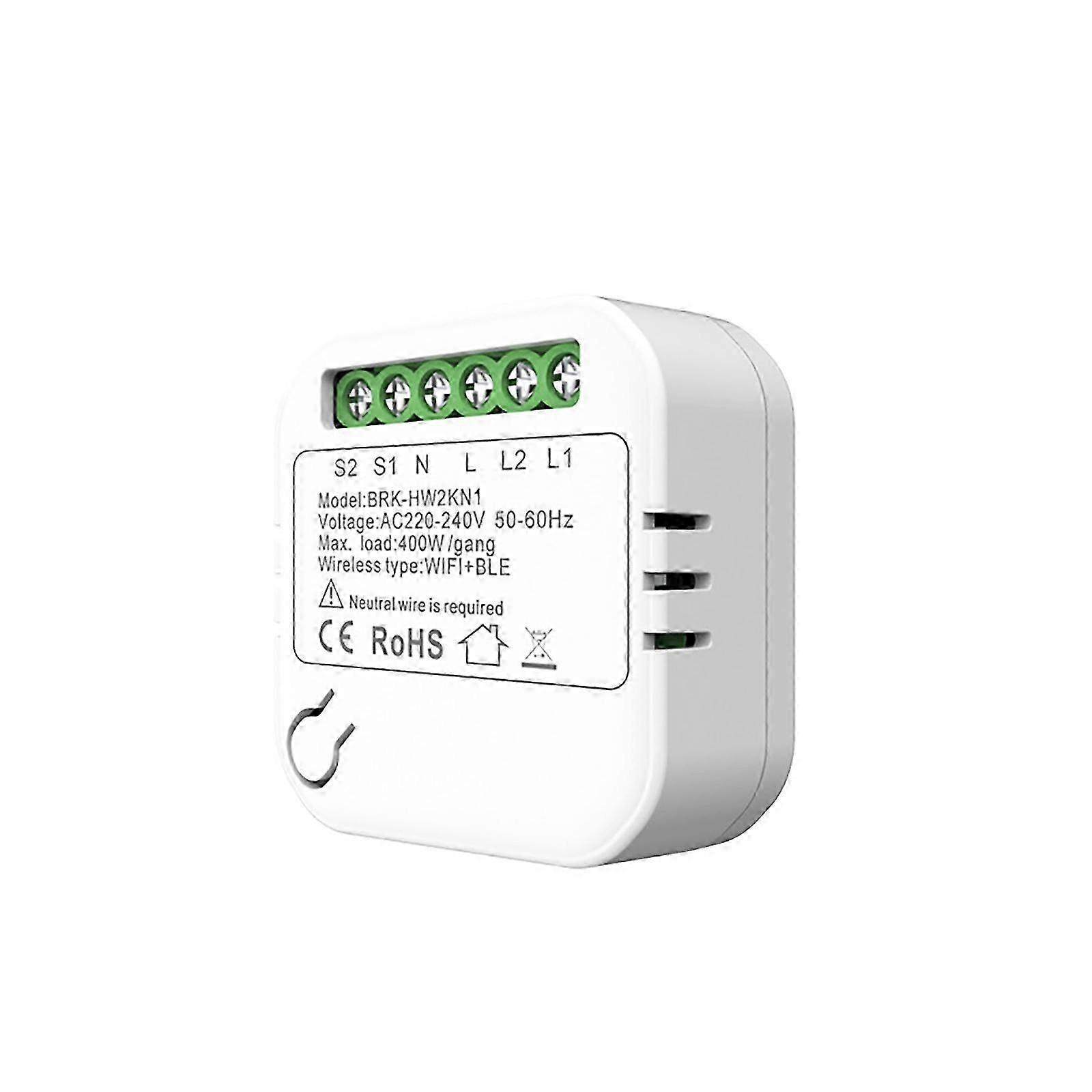 Homekit Smart WiFi Switch 16A 2-way Control Timer Switch Mini Smart Home Breaker Siri Voice Control Work With Alexa Google Home [jkw]