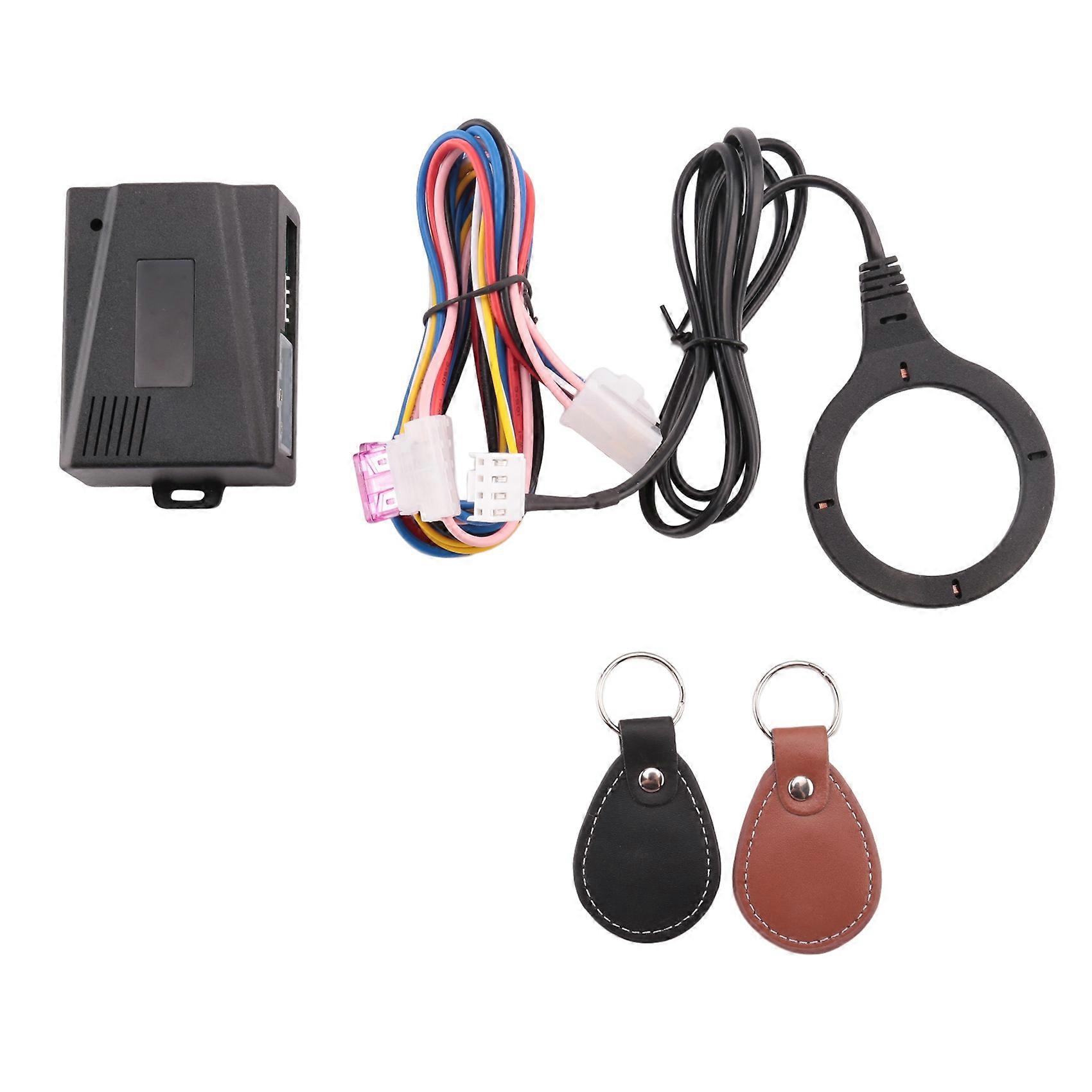 Smart Car Engine Push Start Stop Button Rfid Lock Ignition Keyless Entry System Auto Start Stop Imobilizer Starline