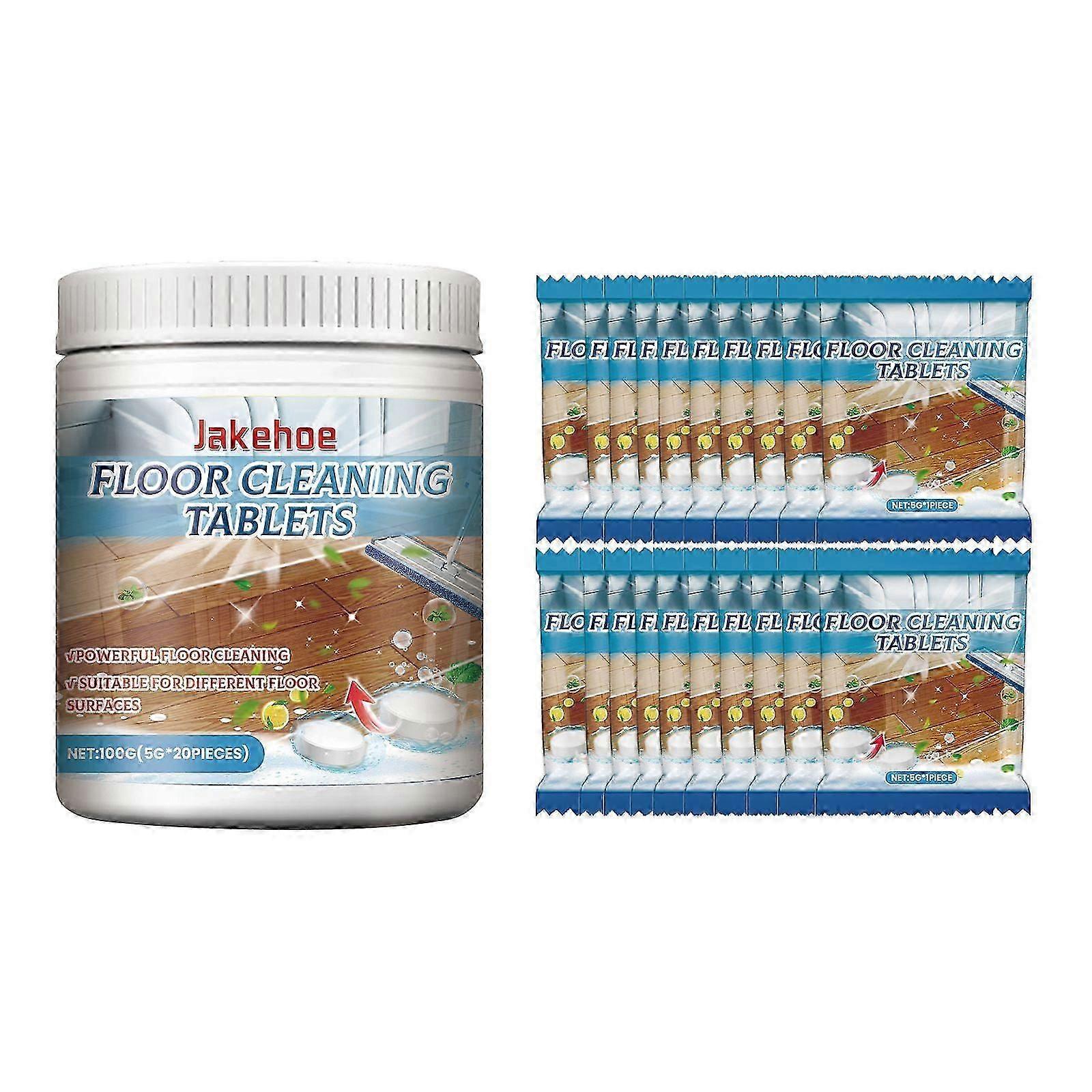 floor cleaning tablets contain sodium bicarbonate and citric acid