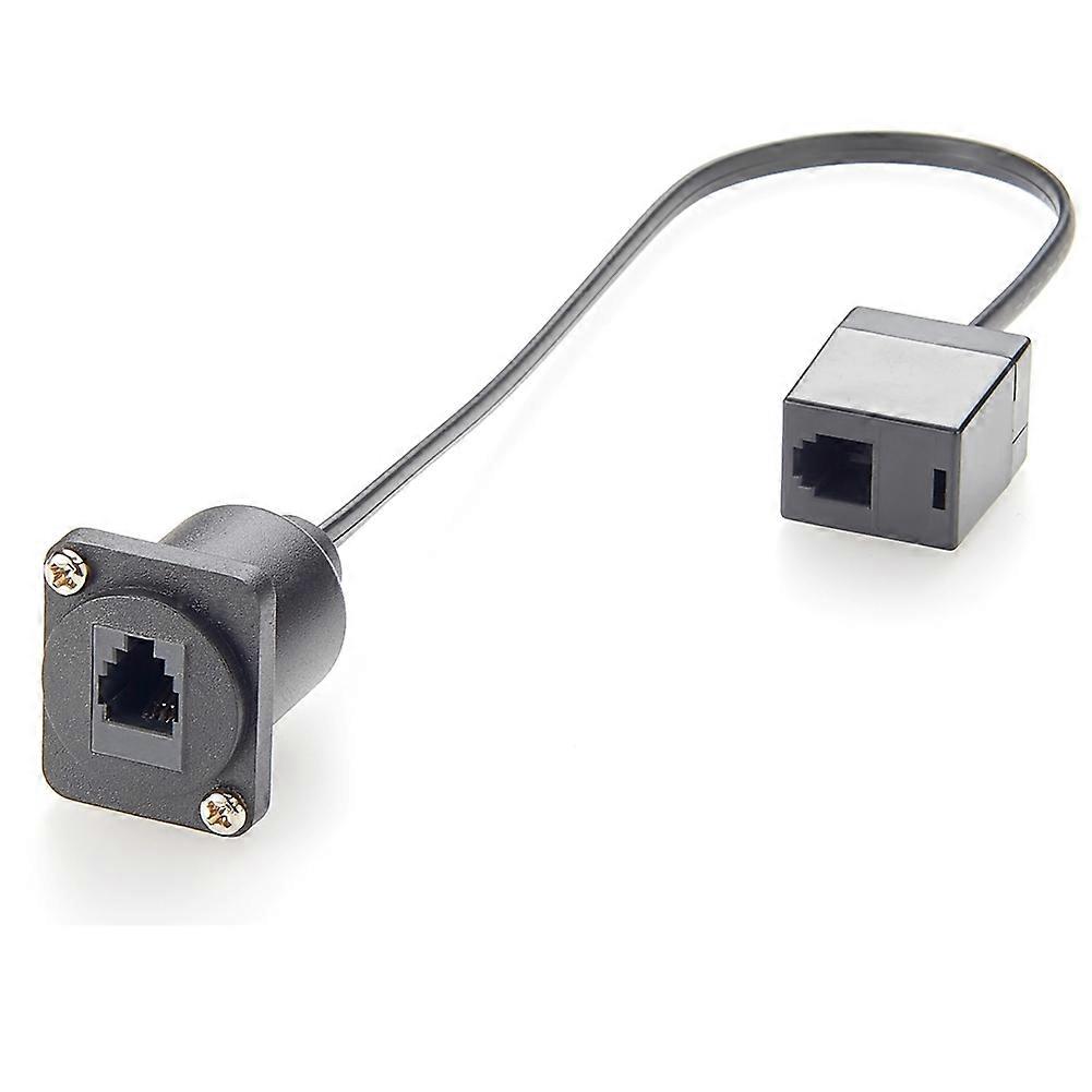 XLR Panel/D-Type Panel Mount Cat.3 RJ11/RJ9 4p4c Cable