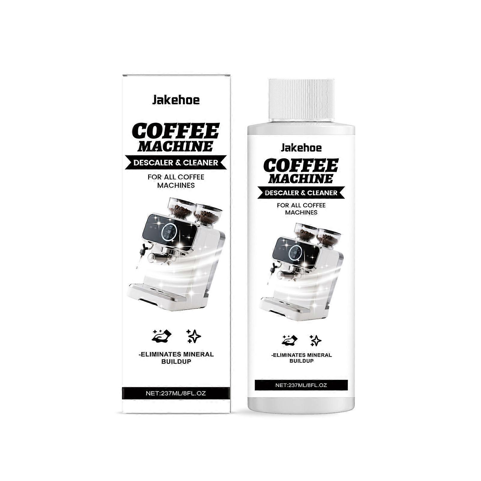 Universal Coffee Machine Descaler Liquid for Limescale Removal Extends Machine Life and Flavor