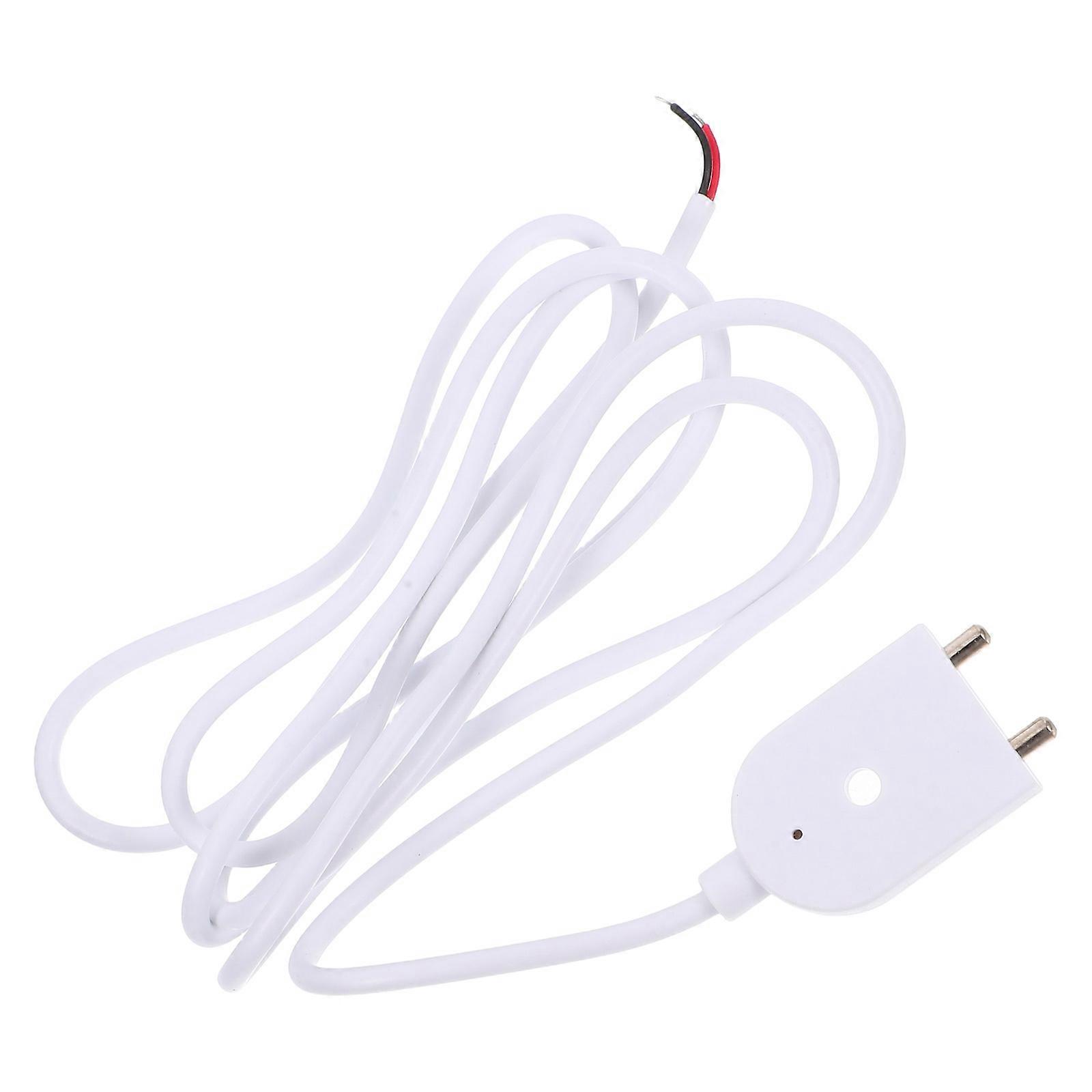 Pipeline Leak Detection Probe for Water Leak Detection Tool 1 Meter Cord White Plastic