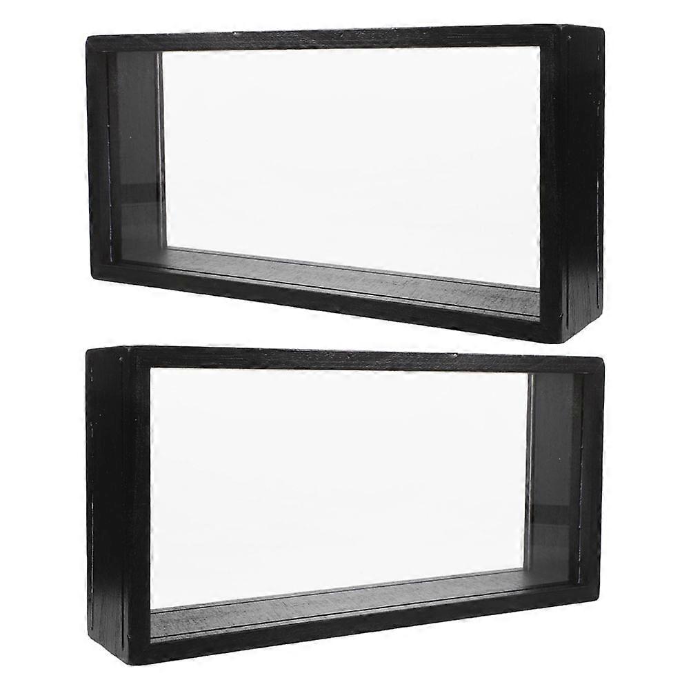 Dry Flower Specimen Creative Acrylic Display Case for 2Pcs Decoration