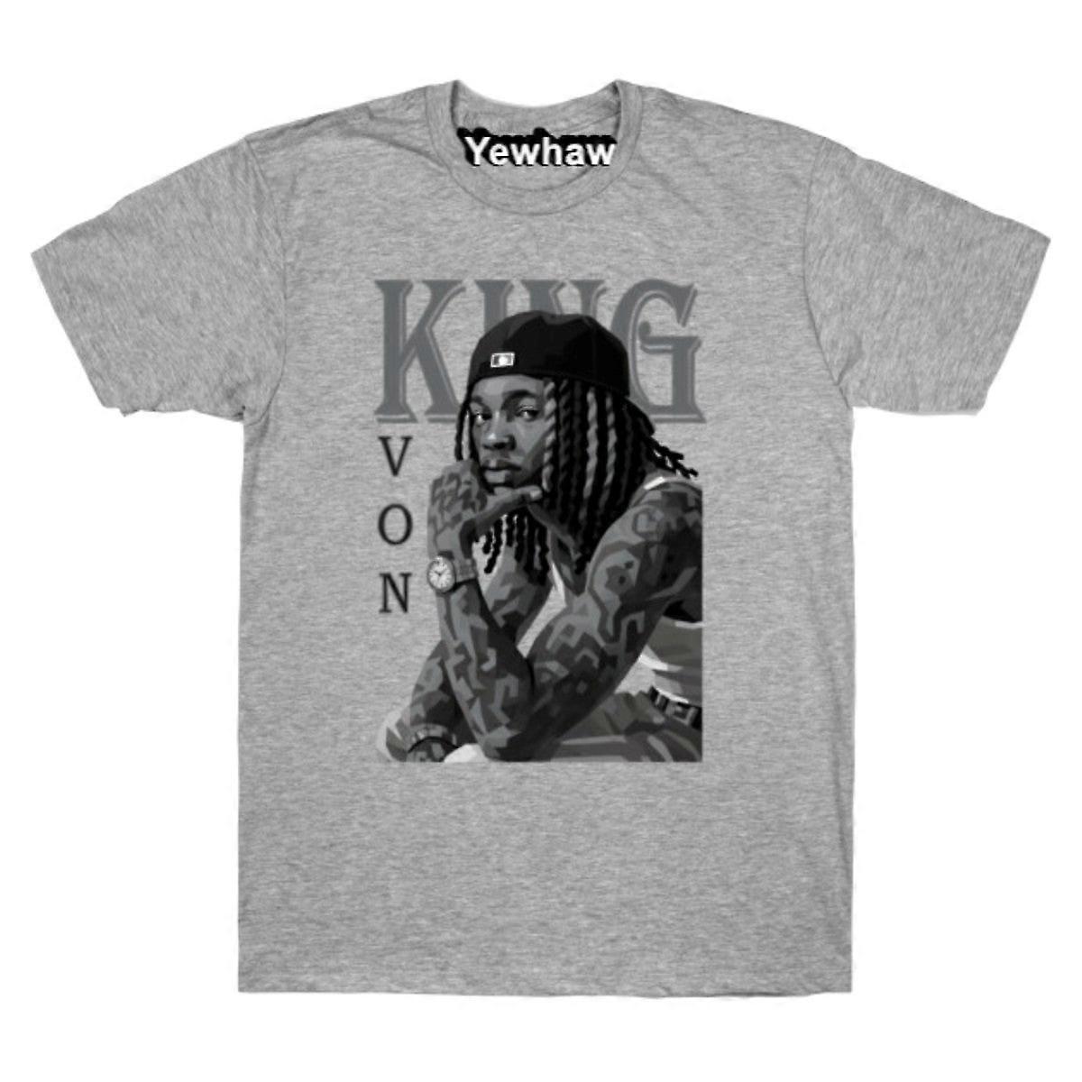 King Von Black And White T-shirt