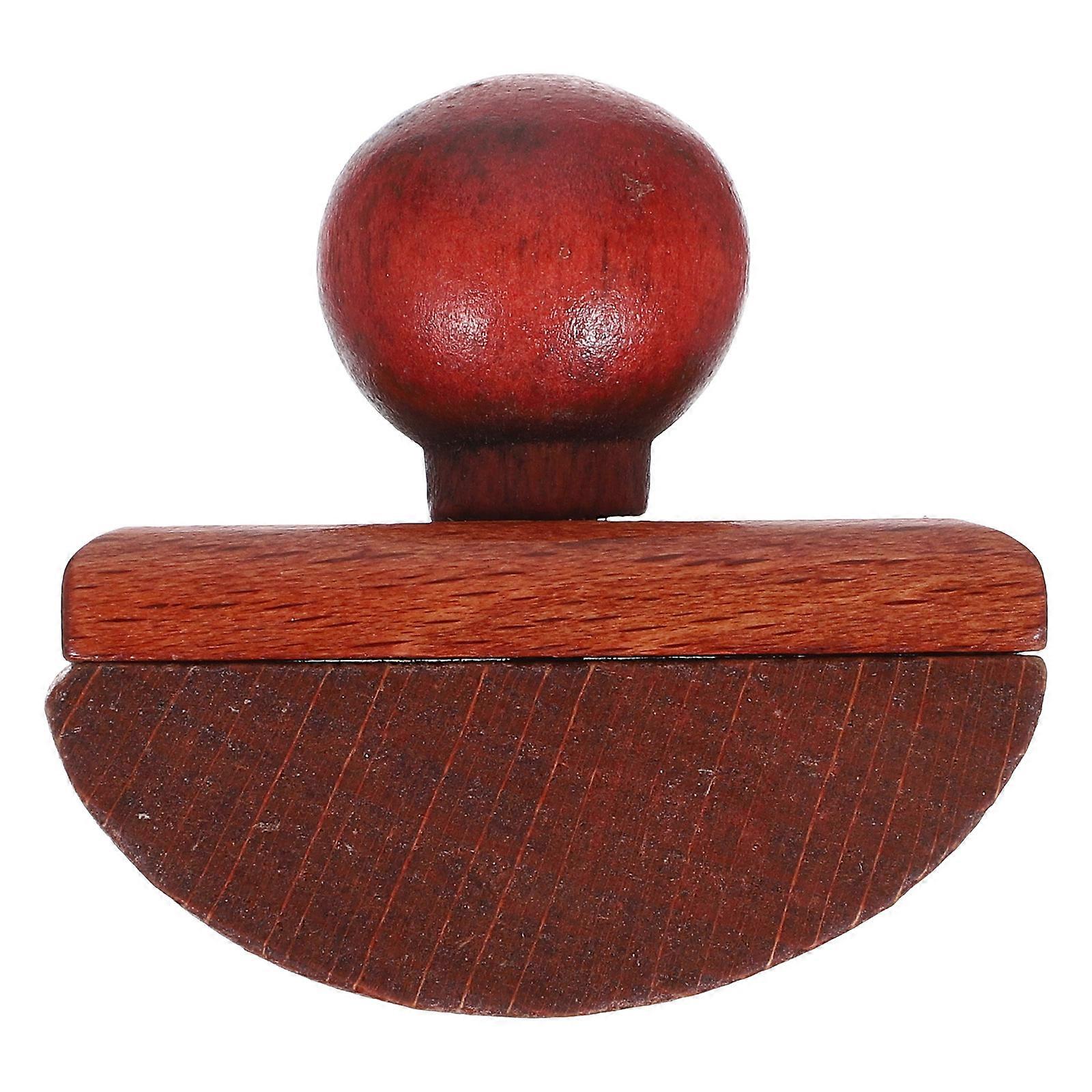 Wooden Rocker Blotter for Calligraphy Ink Quick Drying Tool with Coffee Color and Portable Design 1